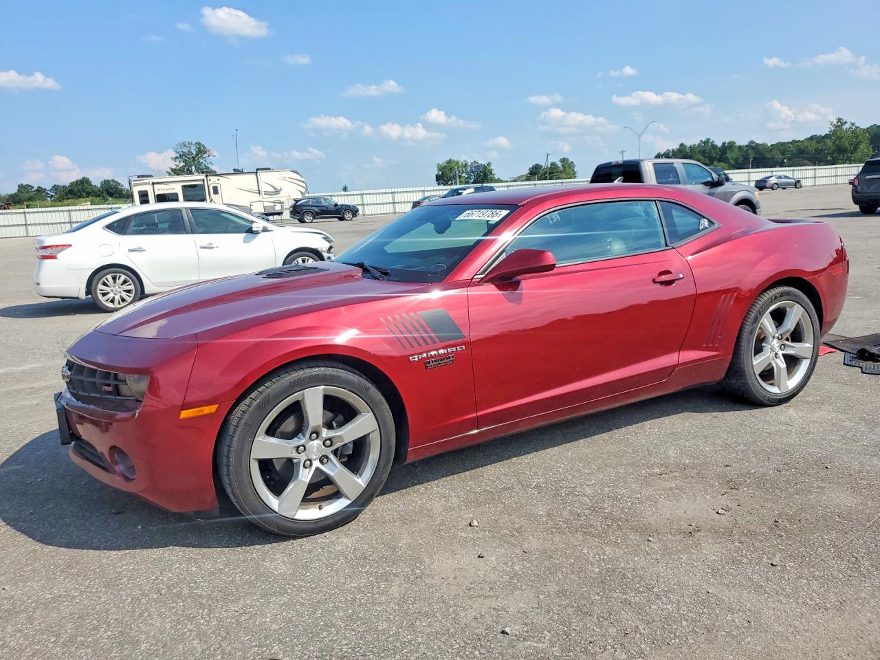 2011 Chevrolet Camaro Lt Burgundy vin: 2G1FC1ED7B9117191