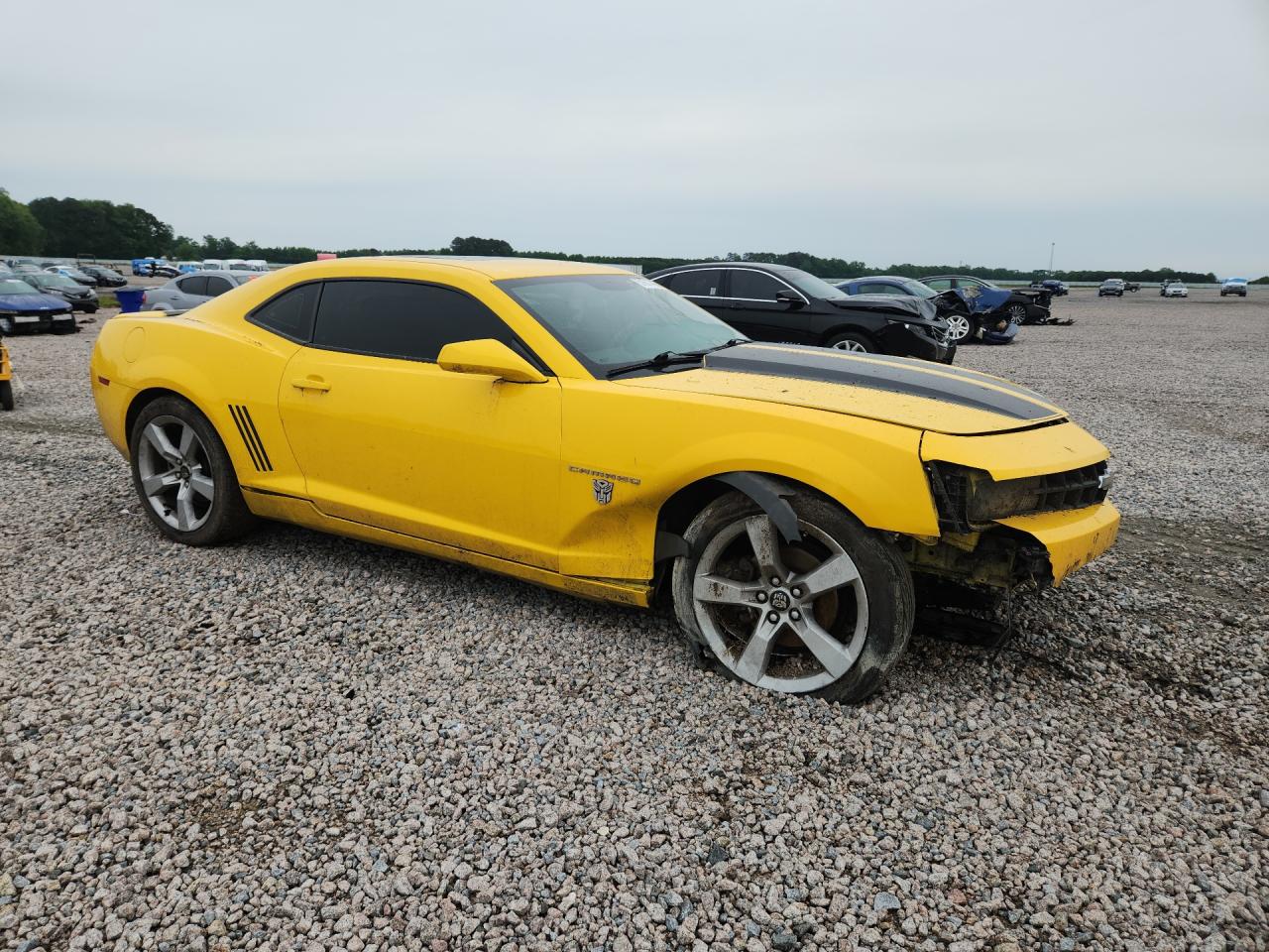 2011 Chevrolet Camaro Lt Yellow vin: 2G1FC1ED7B9139014