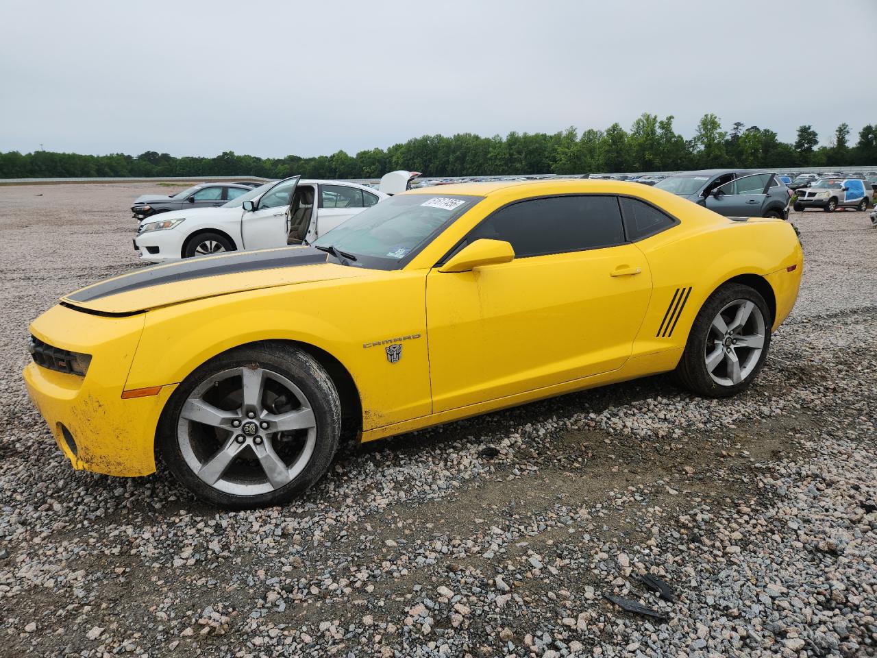 2011 Chevrolet Camaro Lt Yellow vin: 2G1FC1ED7B9139014