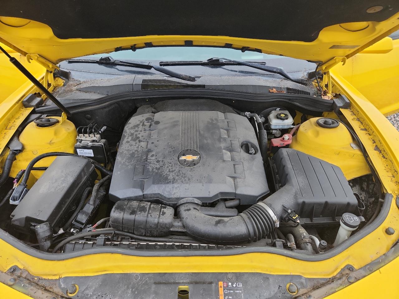 2011 Chevrolet Camaro Lt Yellow vin: 2G1FC1ED7B9139014