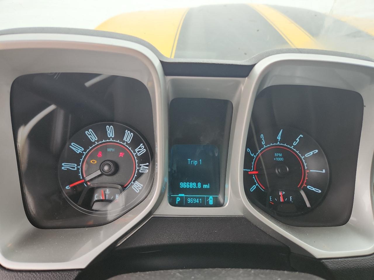 2011 Chevrolet Camaro Lt Yellow vin: 2G1FC1ED7B9139014