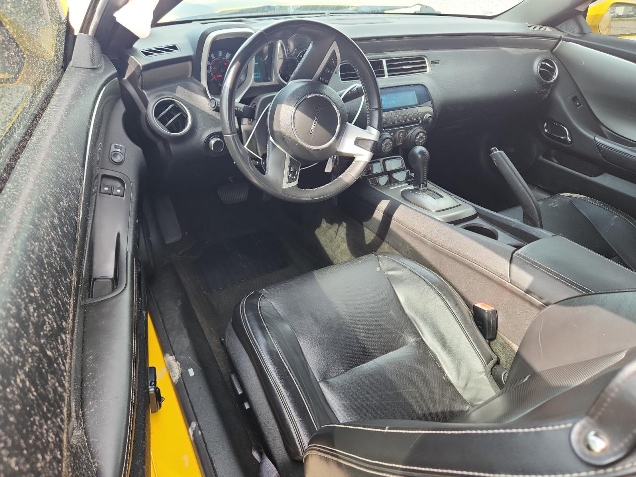 2011 Chevrolet Camaro Lt Yellow vin: 2G1FC1ED7B9139014
