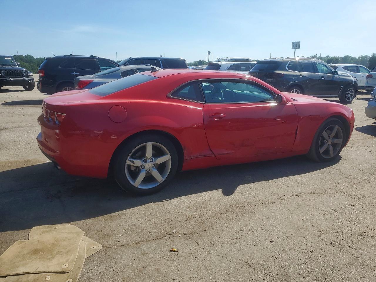 2011 Chevrolet Camaro Lt Red vin: 2G1FC1ED8B9163581