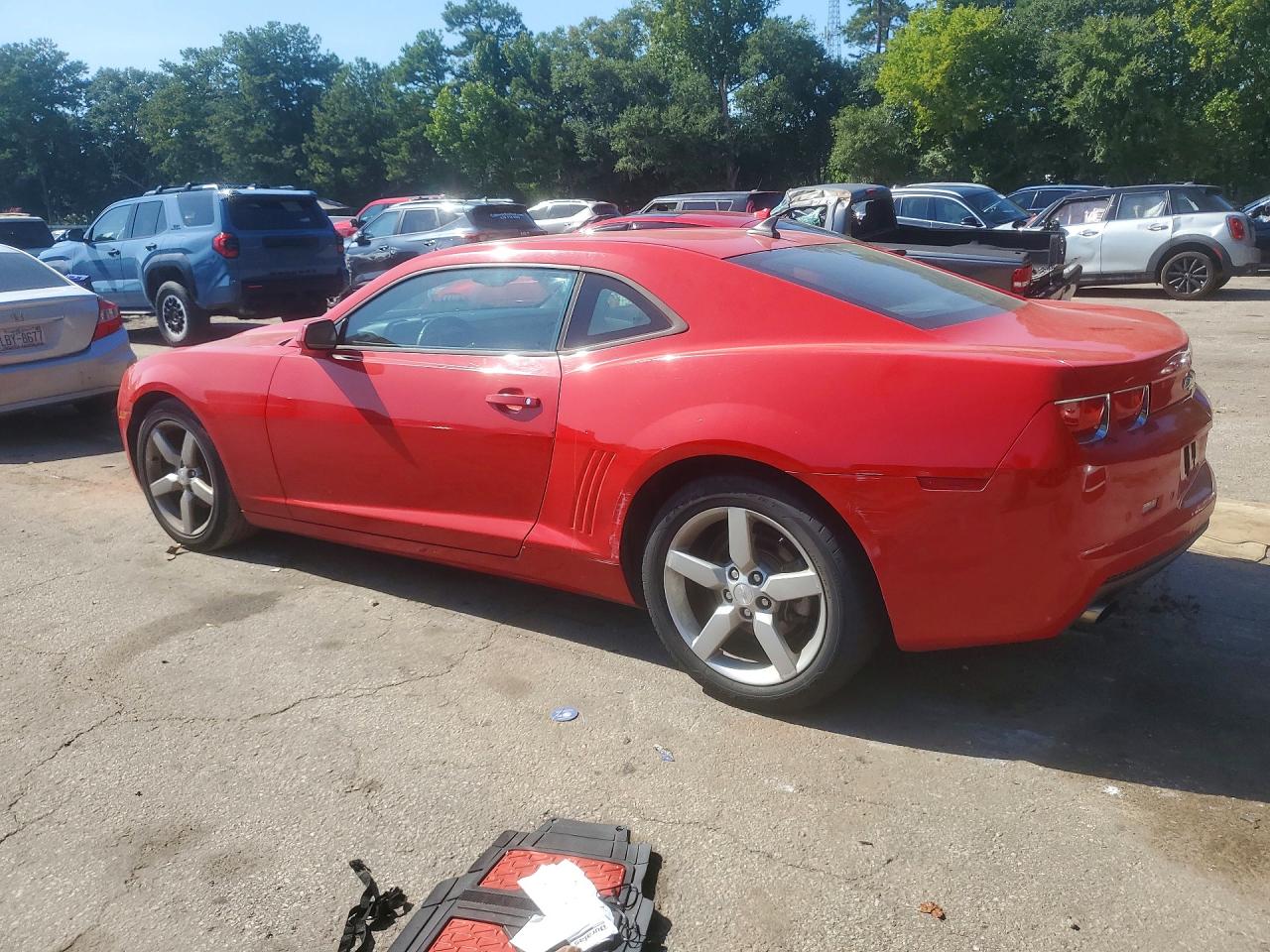 2011 Chevrolet Camaro Lt Red vin: 2G1FC1ED8B9163581