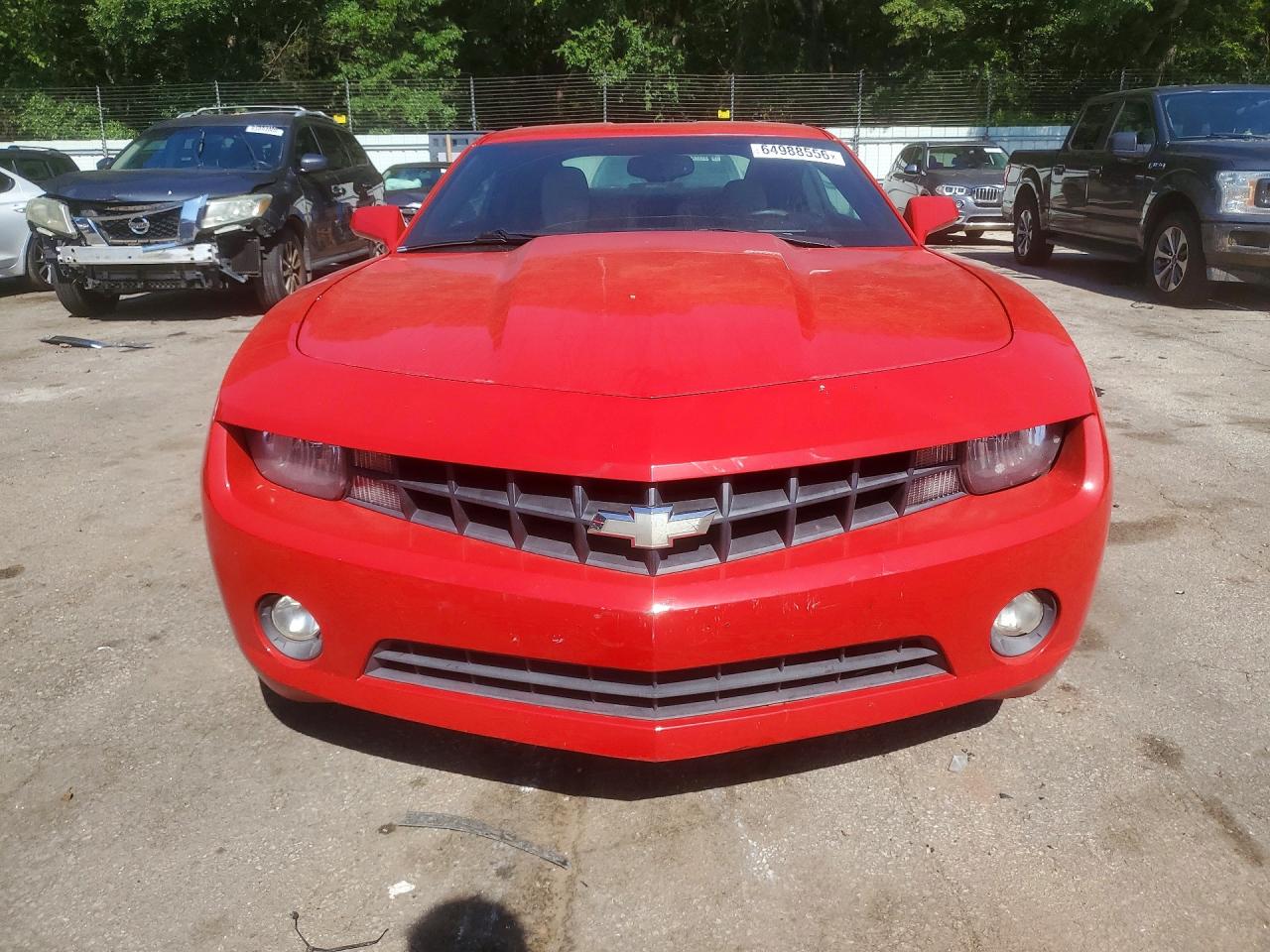 2011 Chevrolet Camaro Lt Red vin: 2G1FC1ED8B9163581