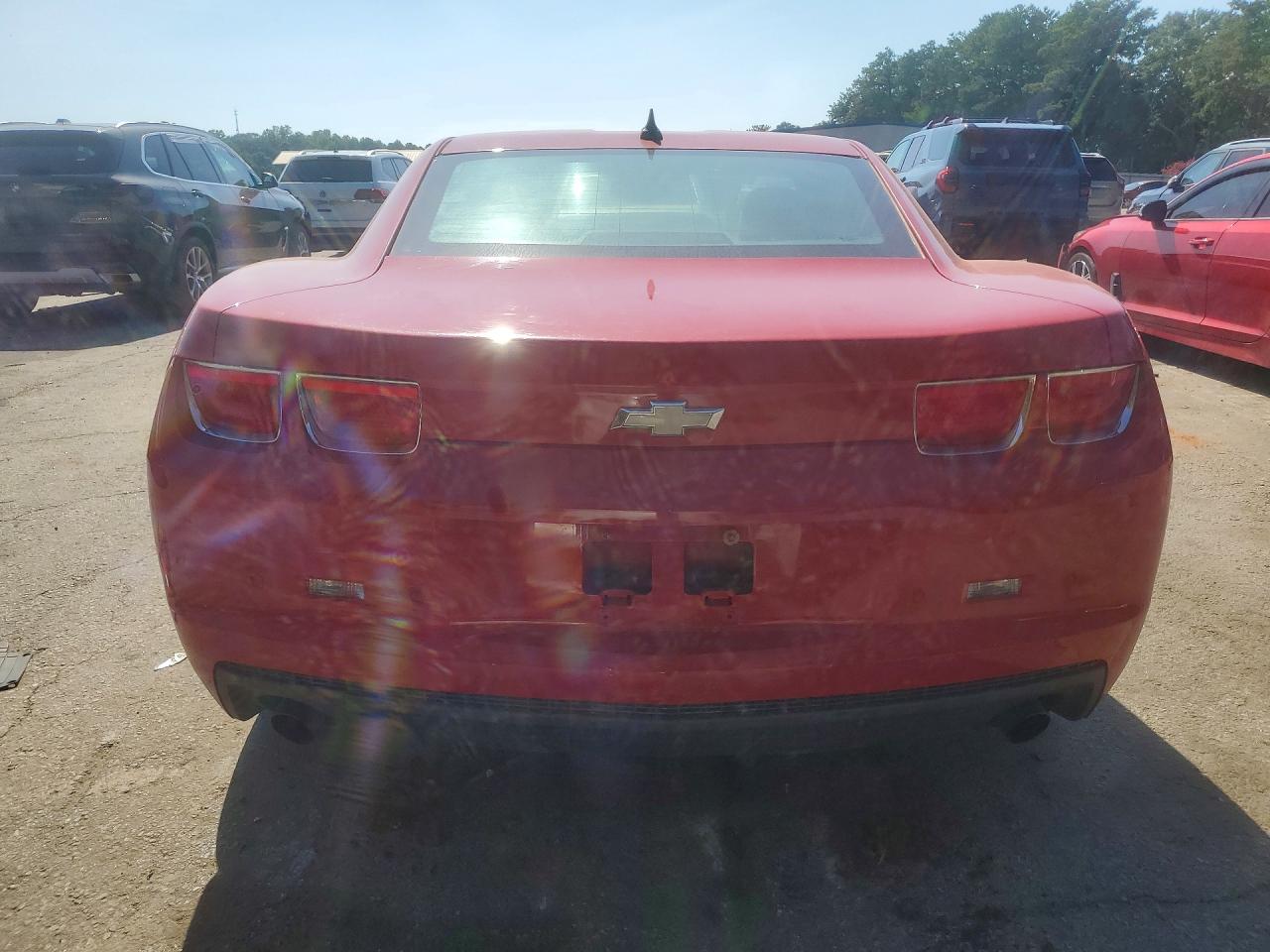 2011 Chevrolet Camaro Lt Red vin: 2G1FC1ED8B9163581