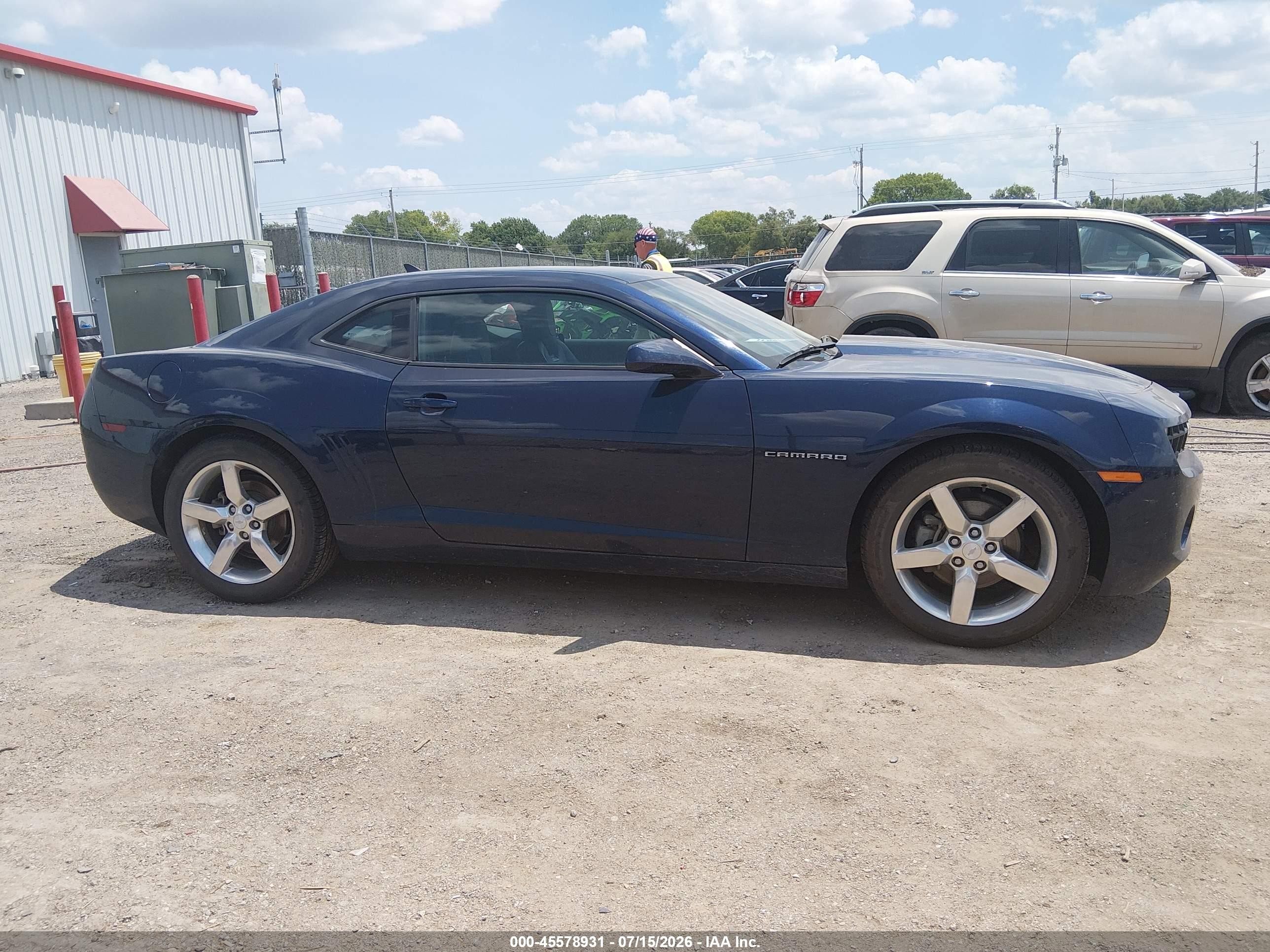 2011 Chevrolet Camaro 2lt Blue vin: 2G1FC1ED8B9167257