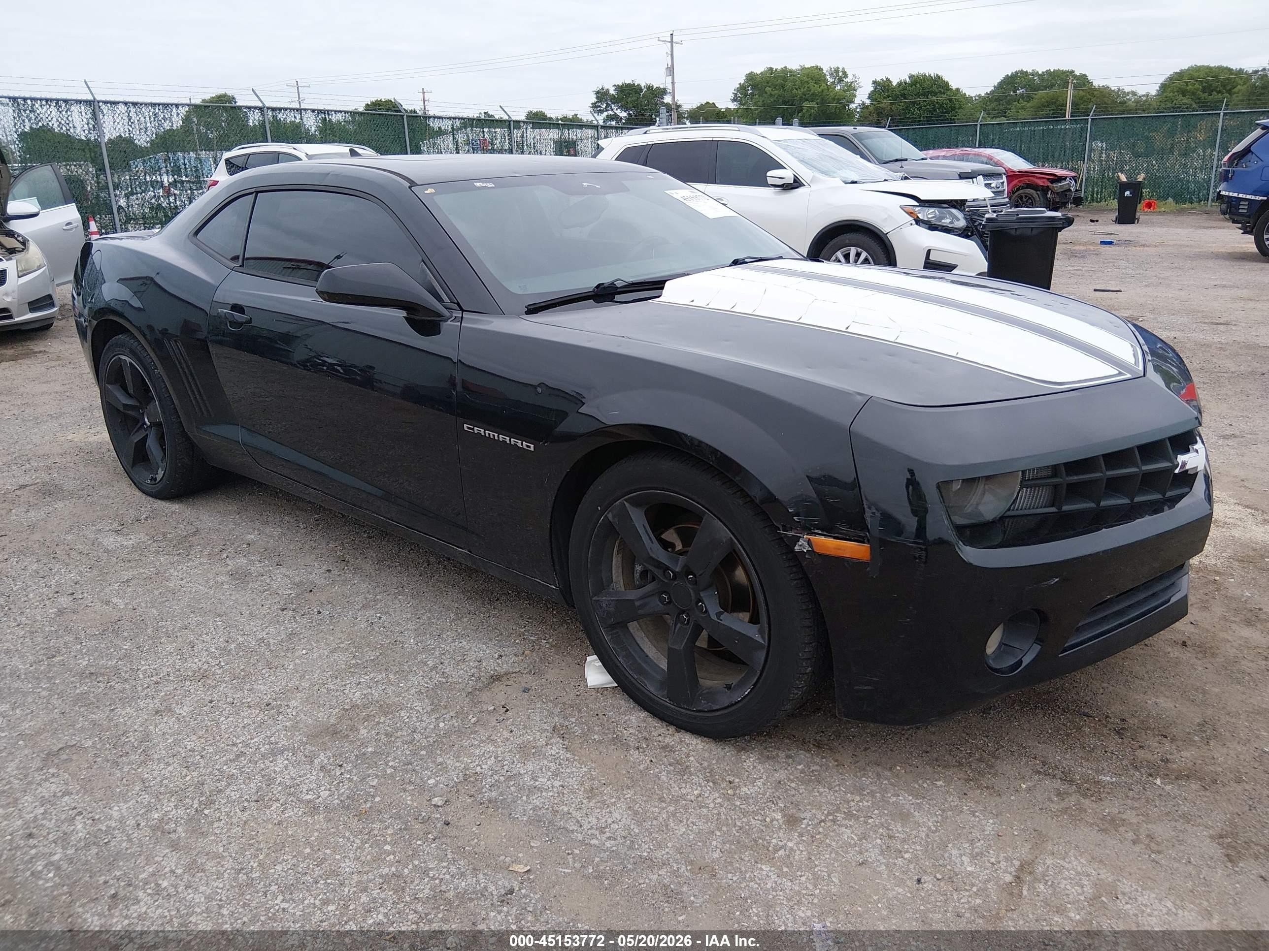 2011 Chevrolet Camaro 2lt Black vin: 2G1FC1ED9B9115846