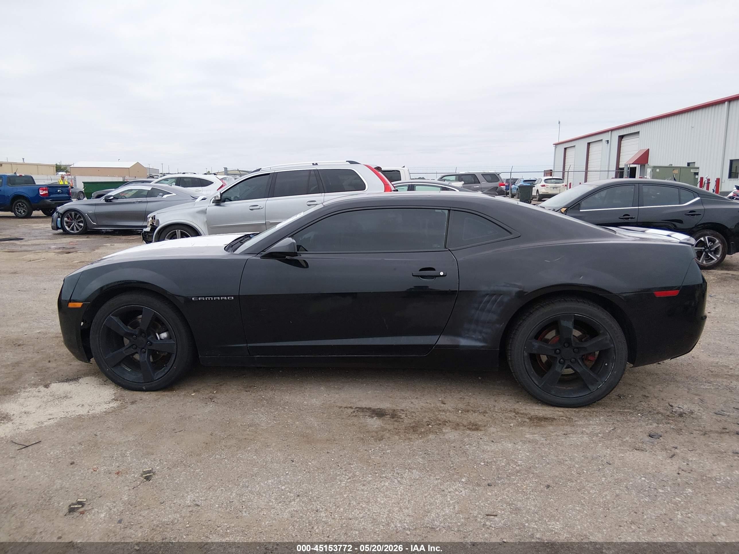 2011 Chevrolet Camaro 2lt Black vin: 2G1FC1ED9B9115846