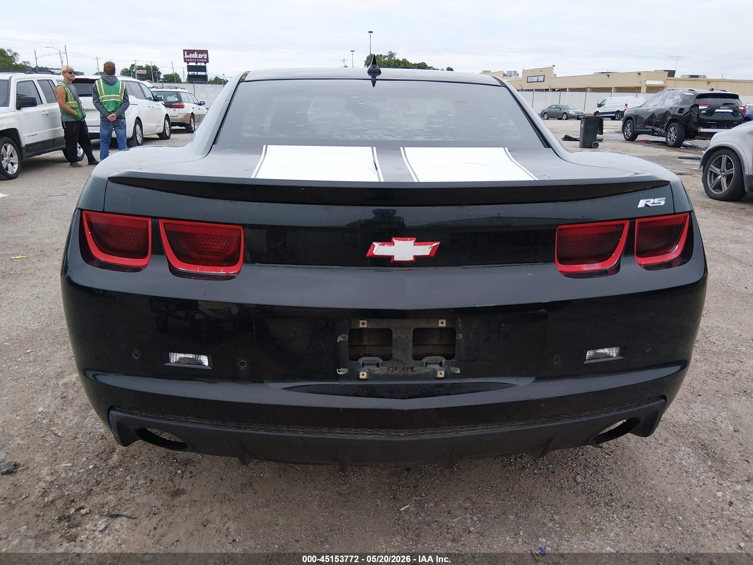 2011 Chevrolet Camaro 2lt Black vin: 2G1FC1ED9B9115846
