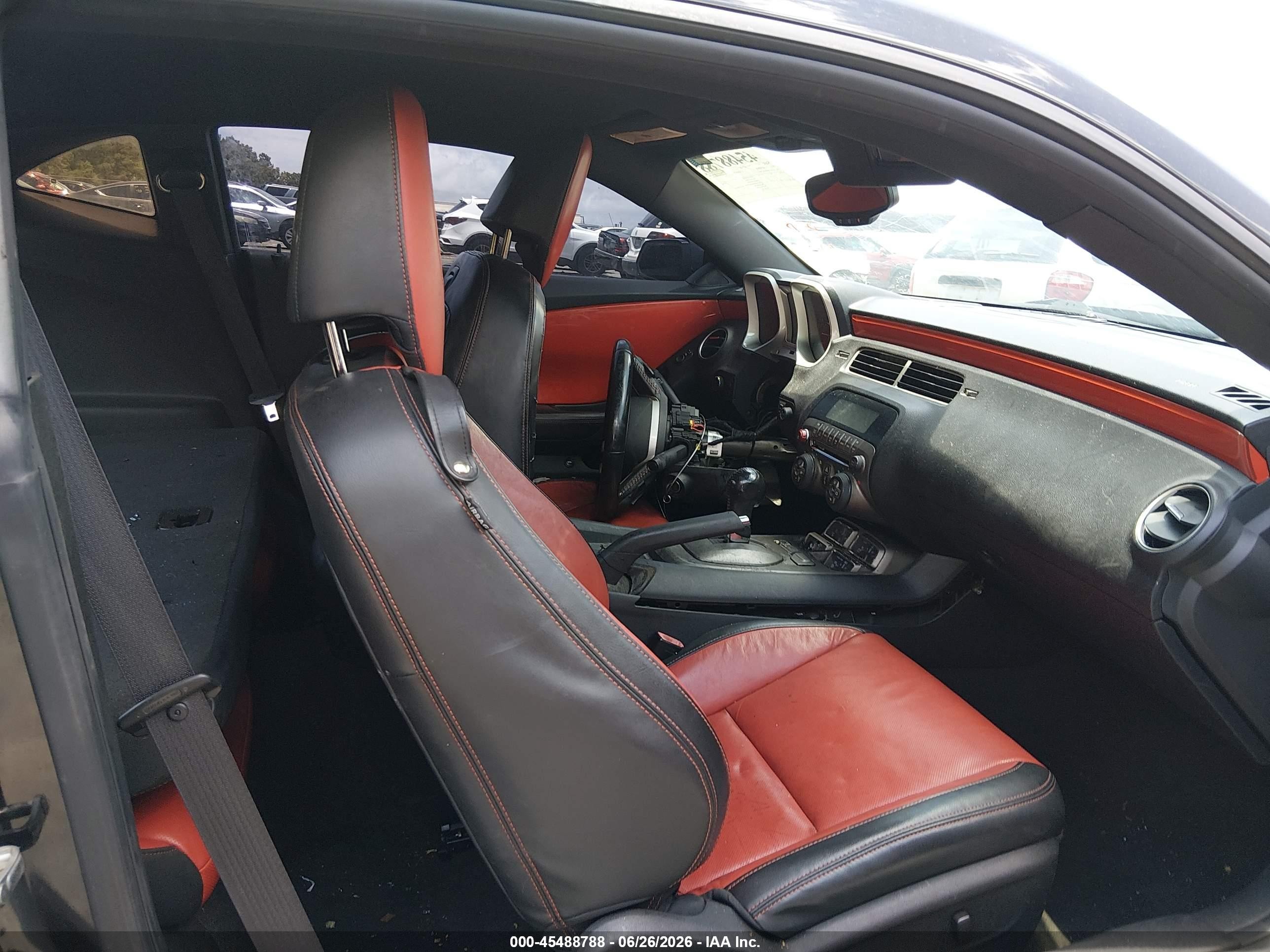 2011 Chevrolet Camaro 2lt Black vin: 2G1FC1ED9B9147468