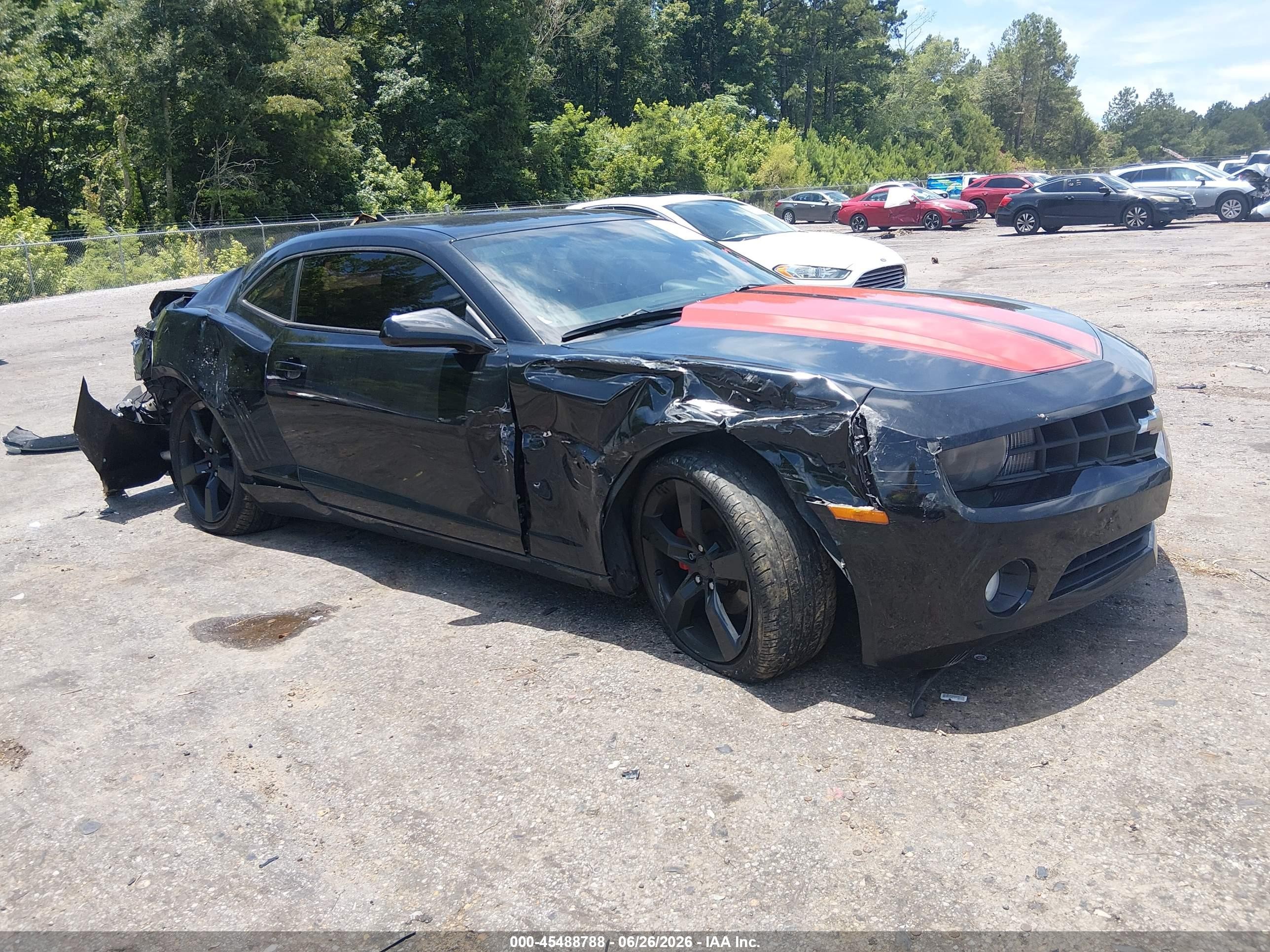 2011 Chevrolet Camaro 2lt Черный vin: 2G1FC1ED9B9147468