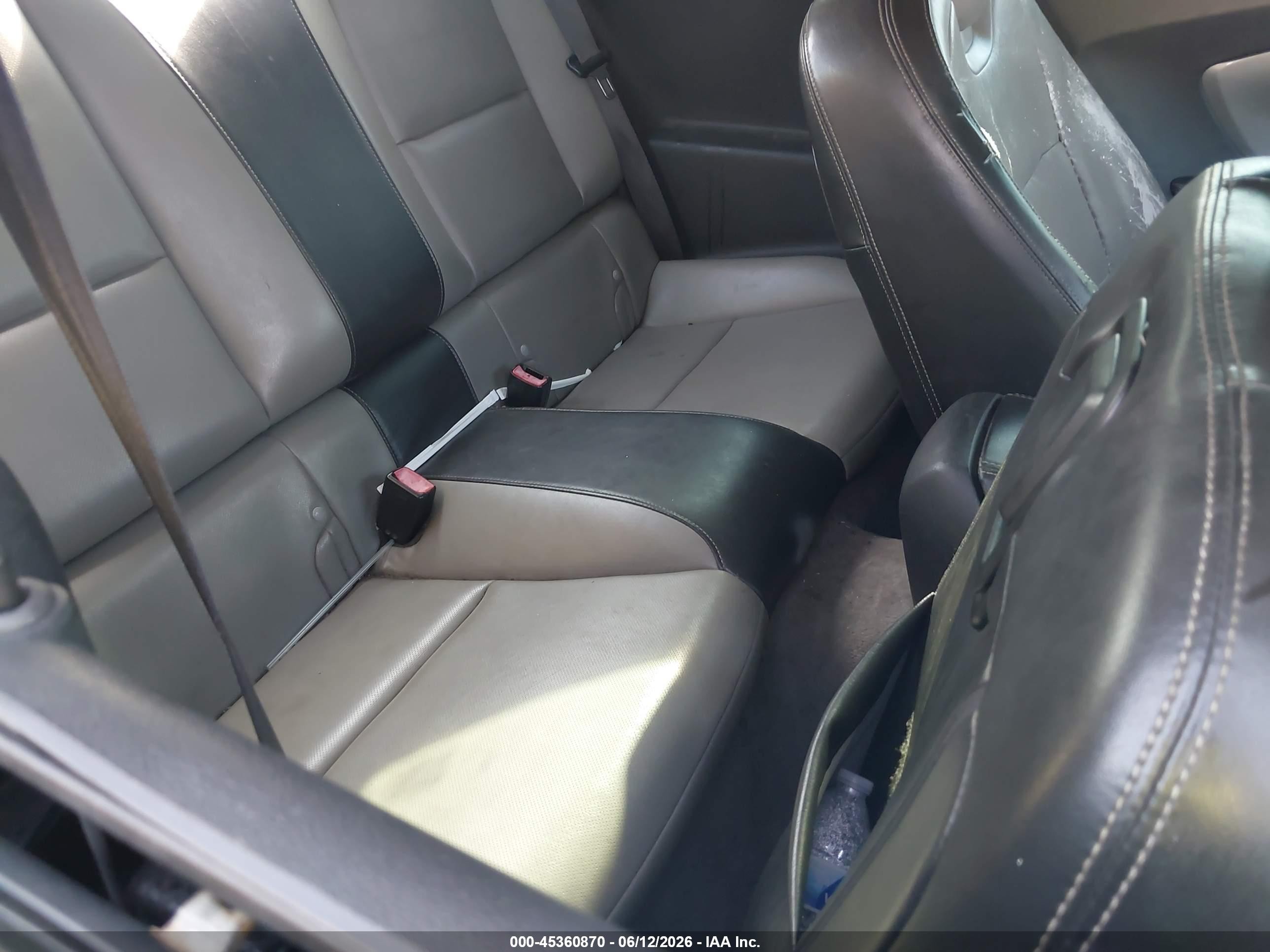 2011 Chevrolet Camaro 2lt Gray vin: 2G1FC1ED9B9163220