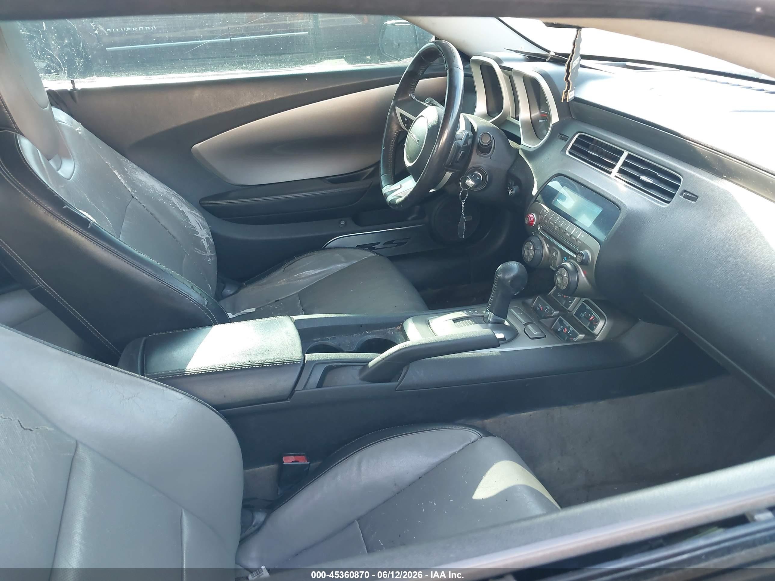 2011 Chevrolet Camaro 2lt Gray vin: 2G1FC1ED9B9163220