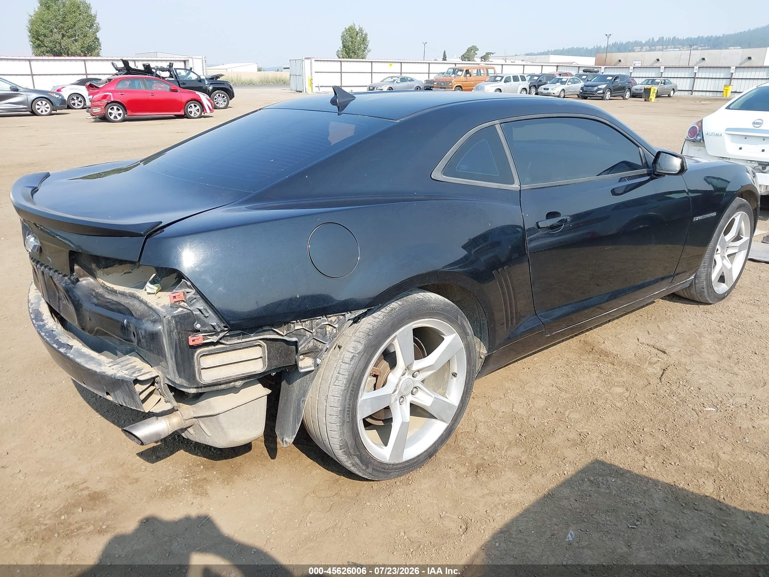 2011 Chevrolet Camaro 2lt Black vin: 2G1FC1ED9B9183838