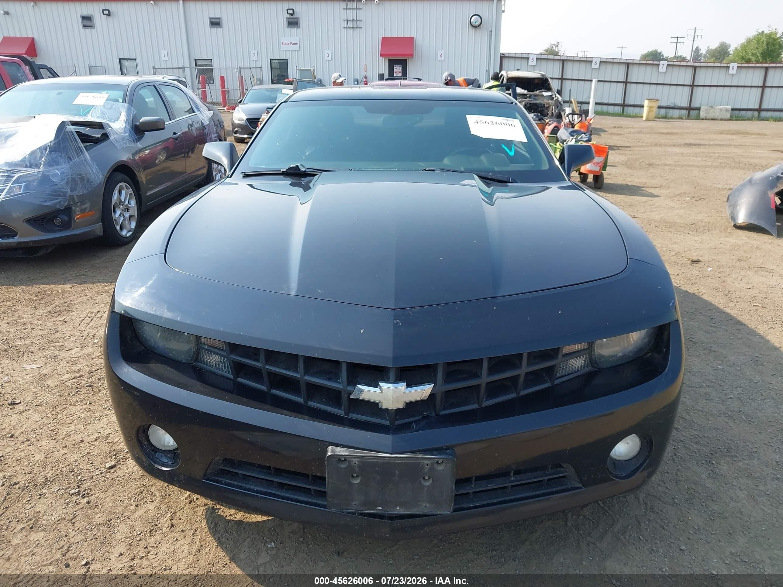 2011 Chevrolet Camaro 2lt Black vin: 2G1FC1ED9B9183838
