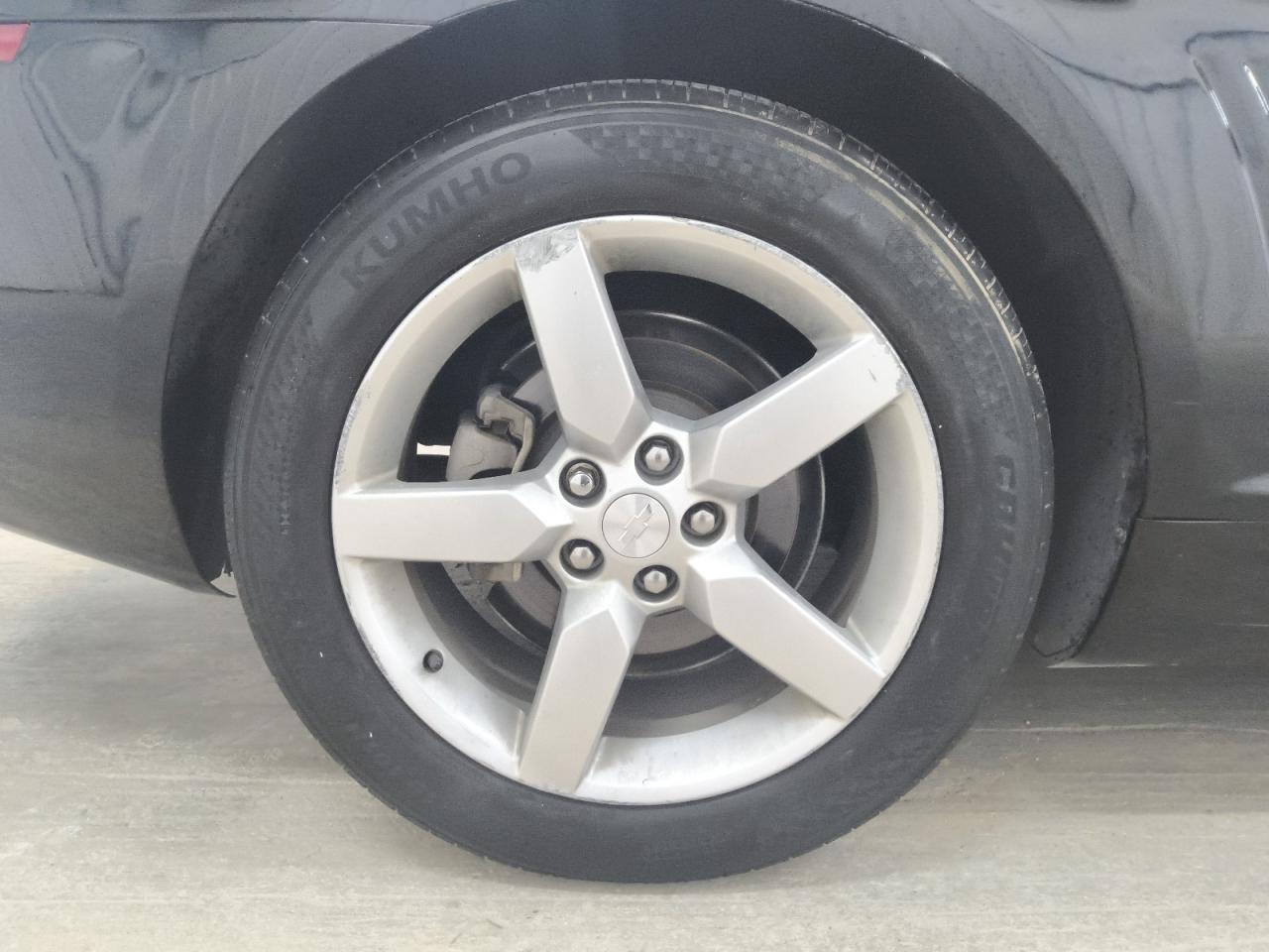 2011 Chevrolet Camaro Lt Black vin: 2G1FC1ED9B9207488 Damage: Right Rear Wheel, Curb Rash, > 12 Inches
