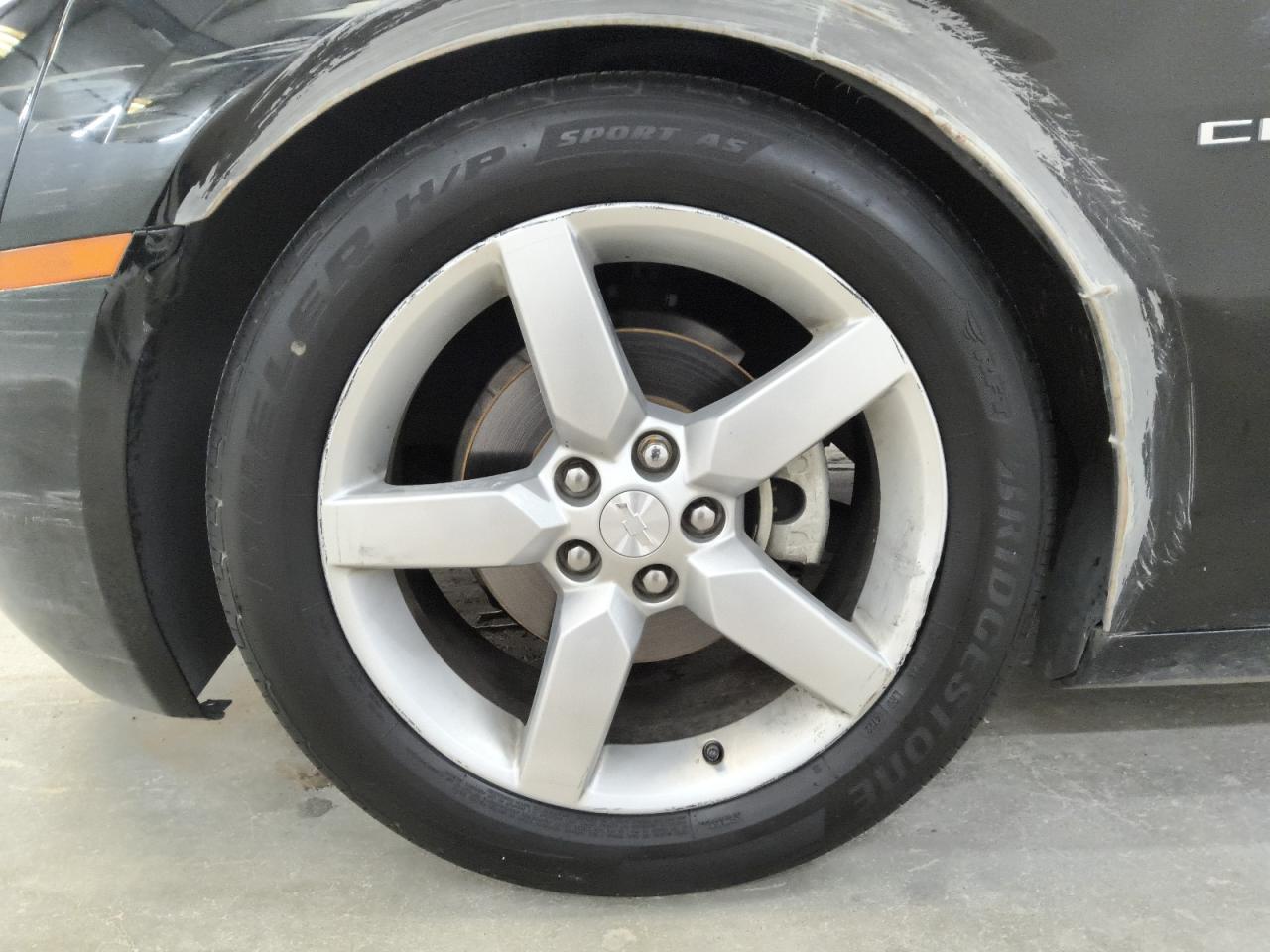 2011 Chevrolet Camaro Lt Black vin: 2G1FC1ED9B9207488 Damage: Left Front Wheel, Curb Rash, > 12 Inches