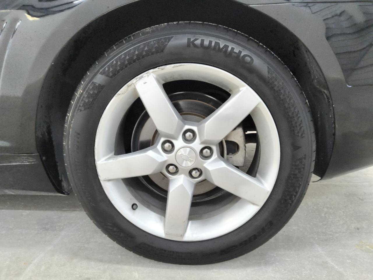 2011 Chevrolet Camaro Lt Black vin: 2G1FC1ED9B9207488 Damage: Left Rear Wheel, Curb Rash, > 12 Inches