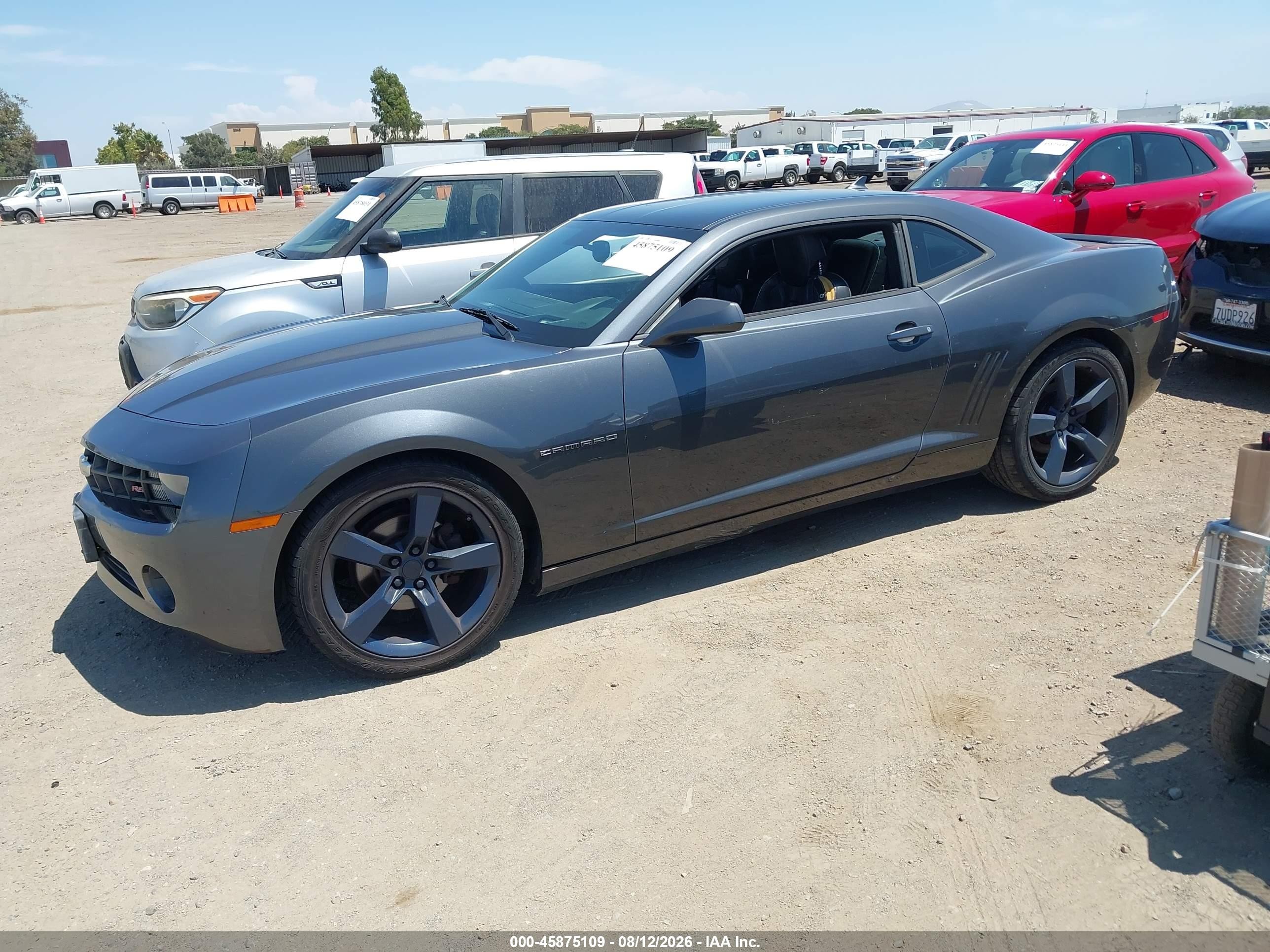 2011 Chevrolet Camaro 2lt Gray vin: 2G1FC1EDXB9149276