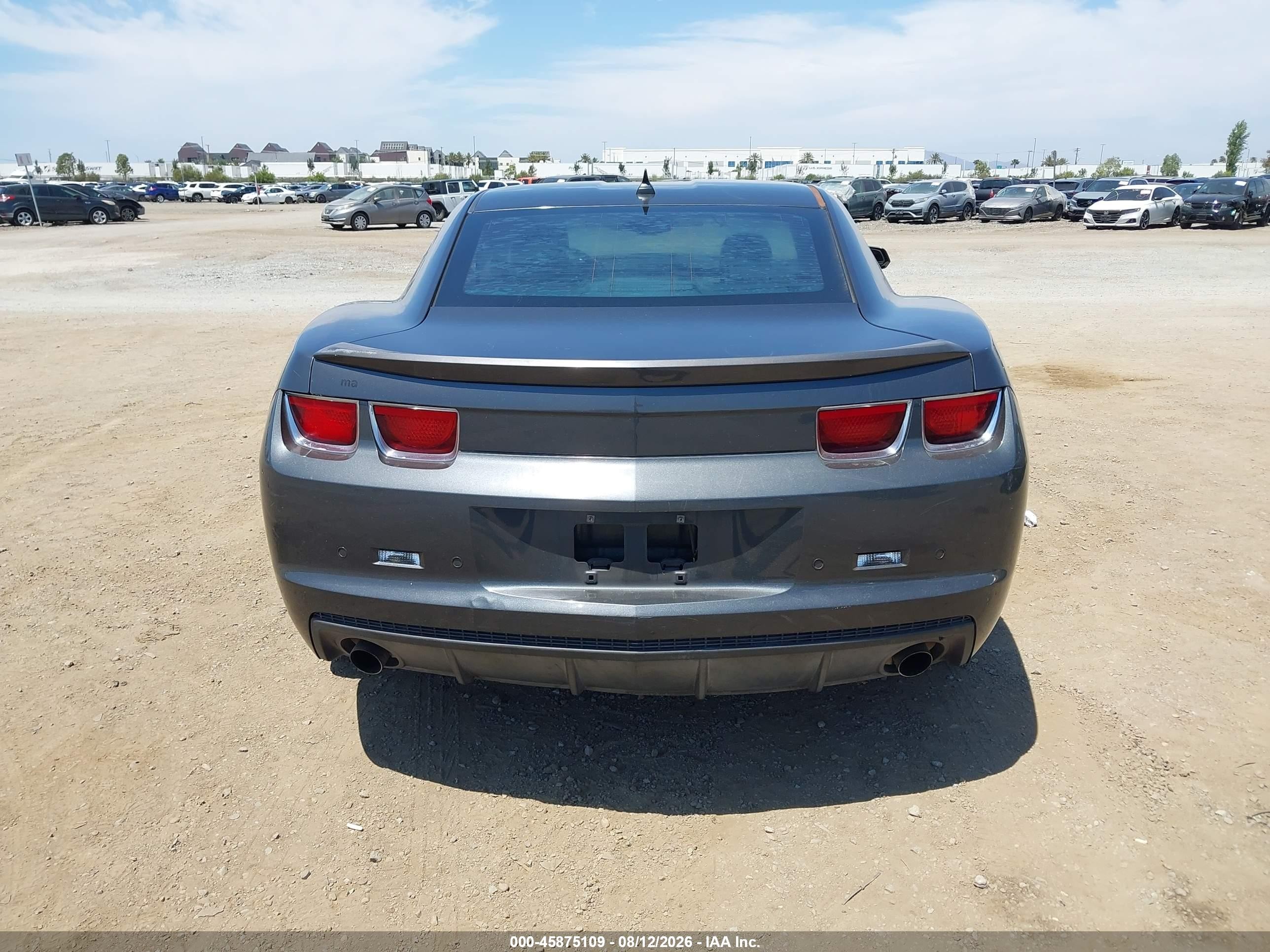 2011 Chevrolet Camaro 2lt Gray vin: 2G1FC1EDXB9149276