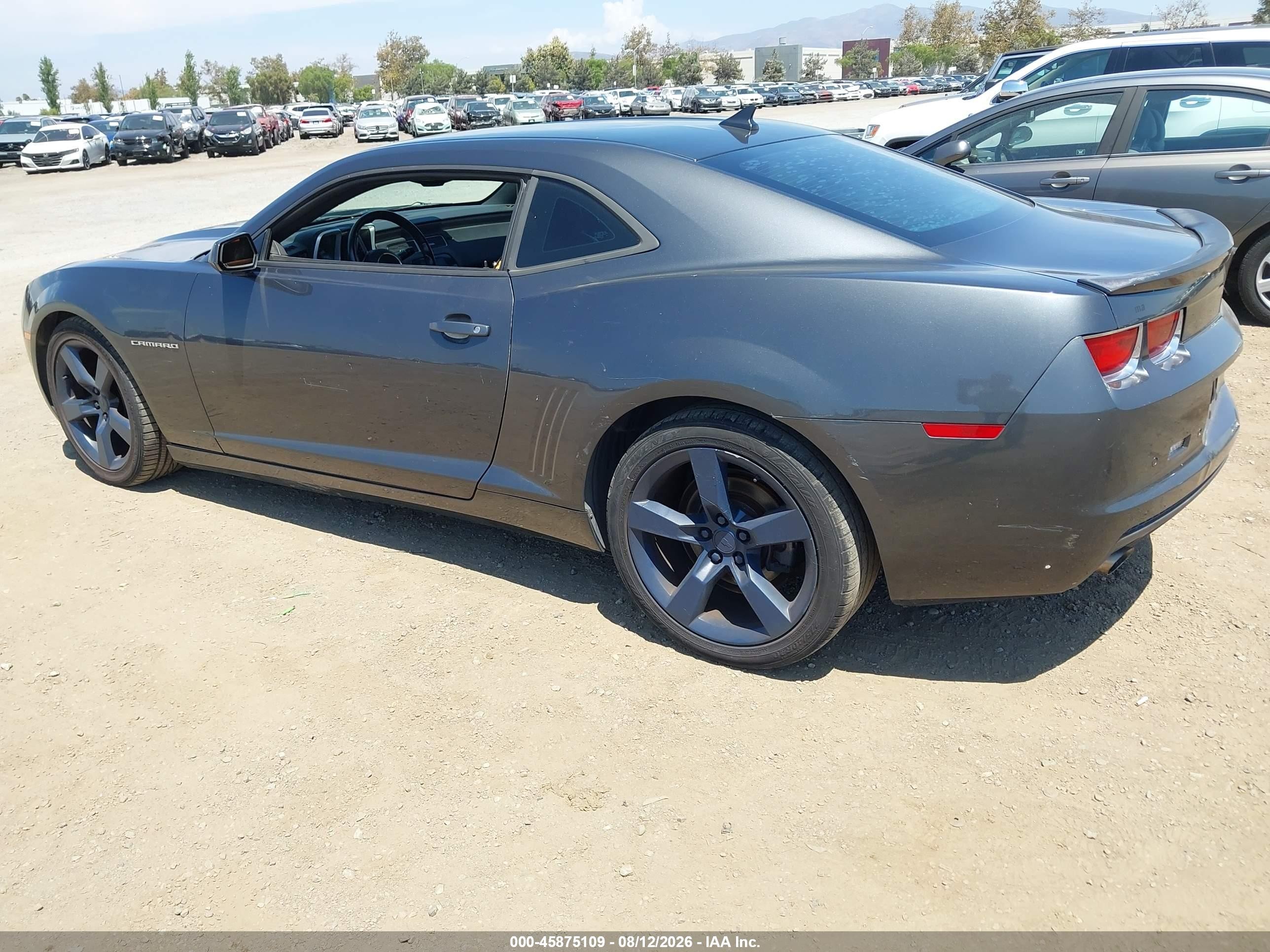 2011 Chevrolet Camaro 2lt Gray vin: 2G1FC1EDXB9149276