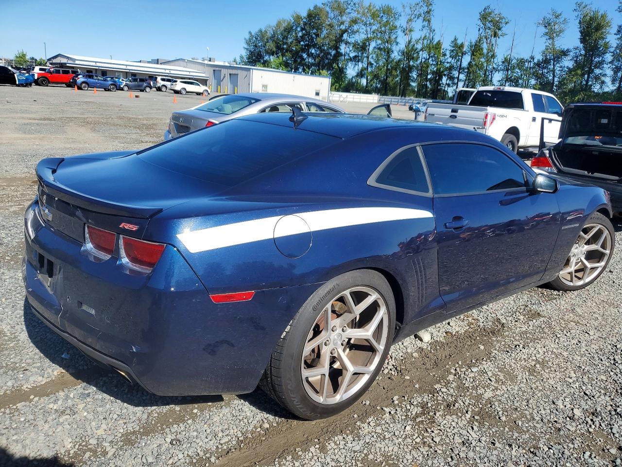 2011 Chevrolet Camaro Lt Blue vin: 2G1FC1EDXB9170032