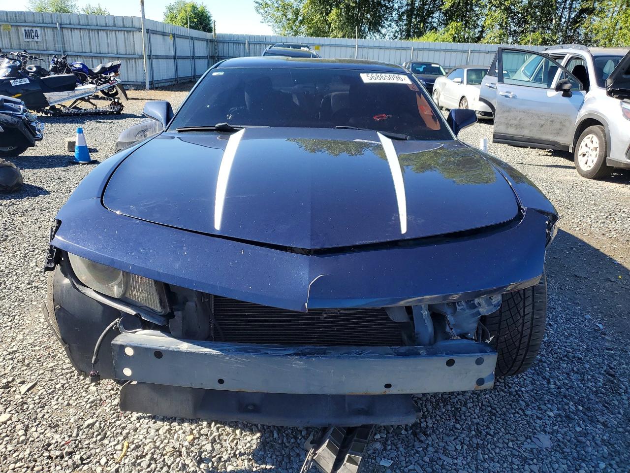 2011 Chevrolet Camaro Lt Blue vin: 2G1FC1EDXB9170032
