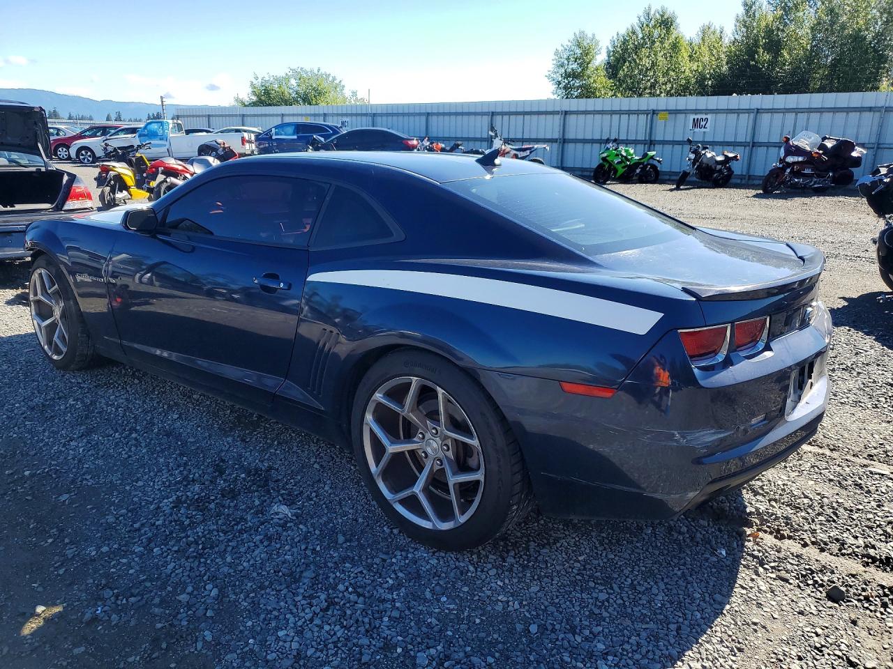 2011 Chevrolet Camaro Lt Blue vin: 2G1FC1EDXB9170032