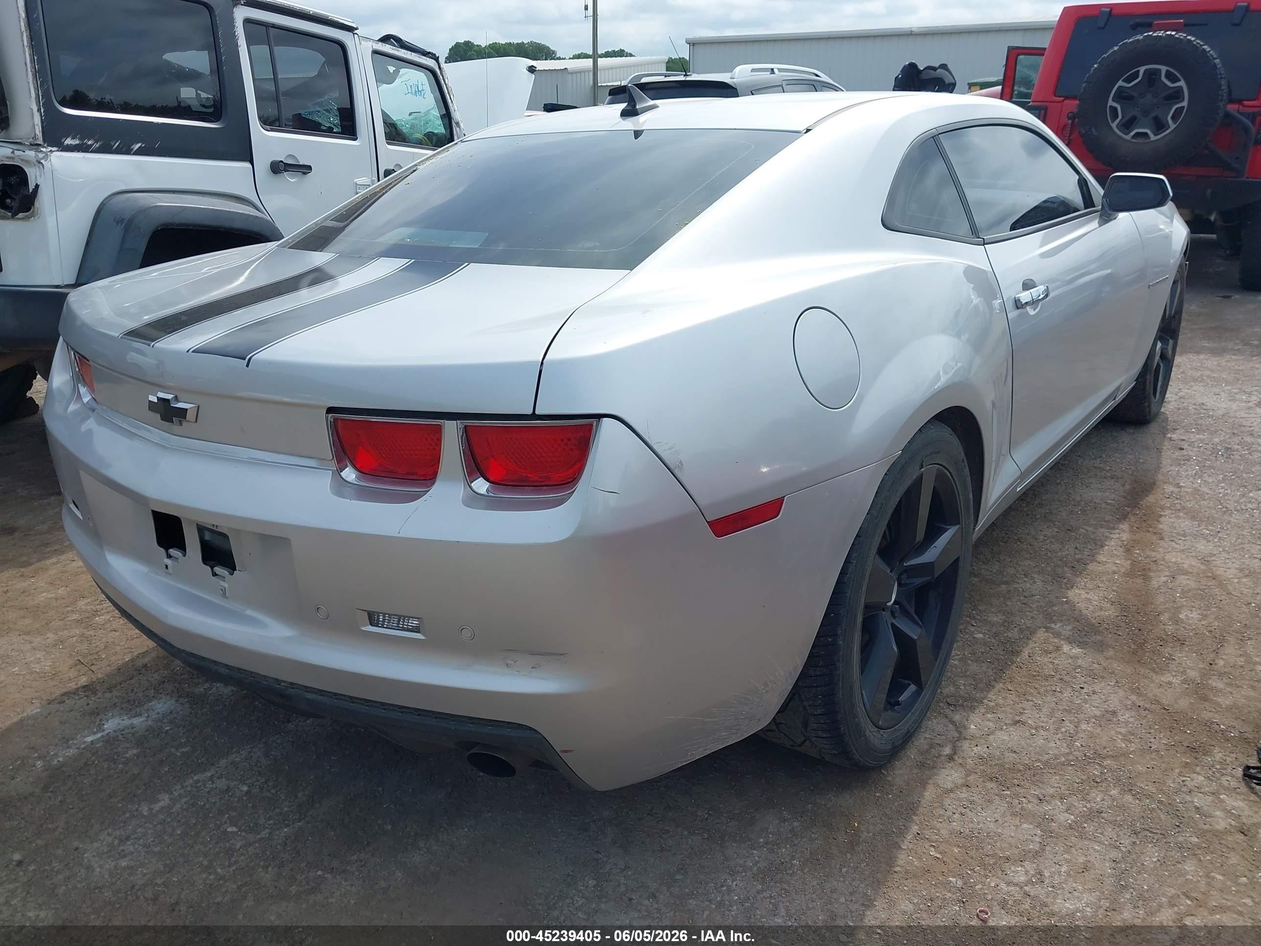 2011 Chevrolet Camaro 2lt Silver vin: 2G1FC1EDXB9184755