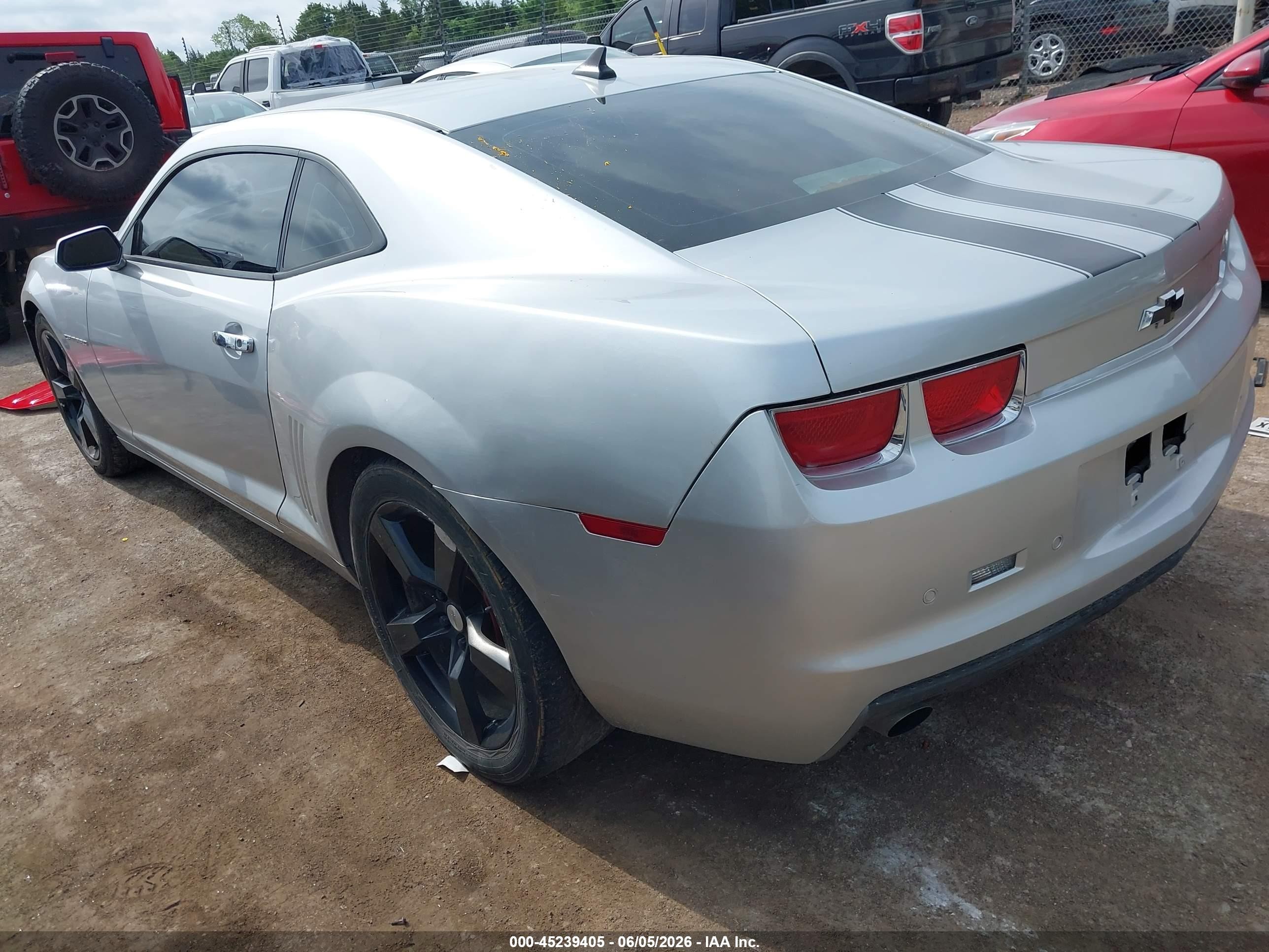 2011 Chevrolet Camaro 2lt Silver vin: 2G1FC1EDXB9184755