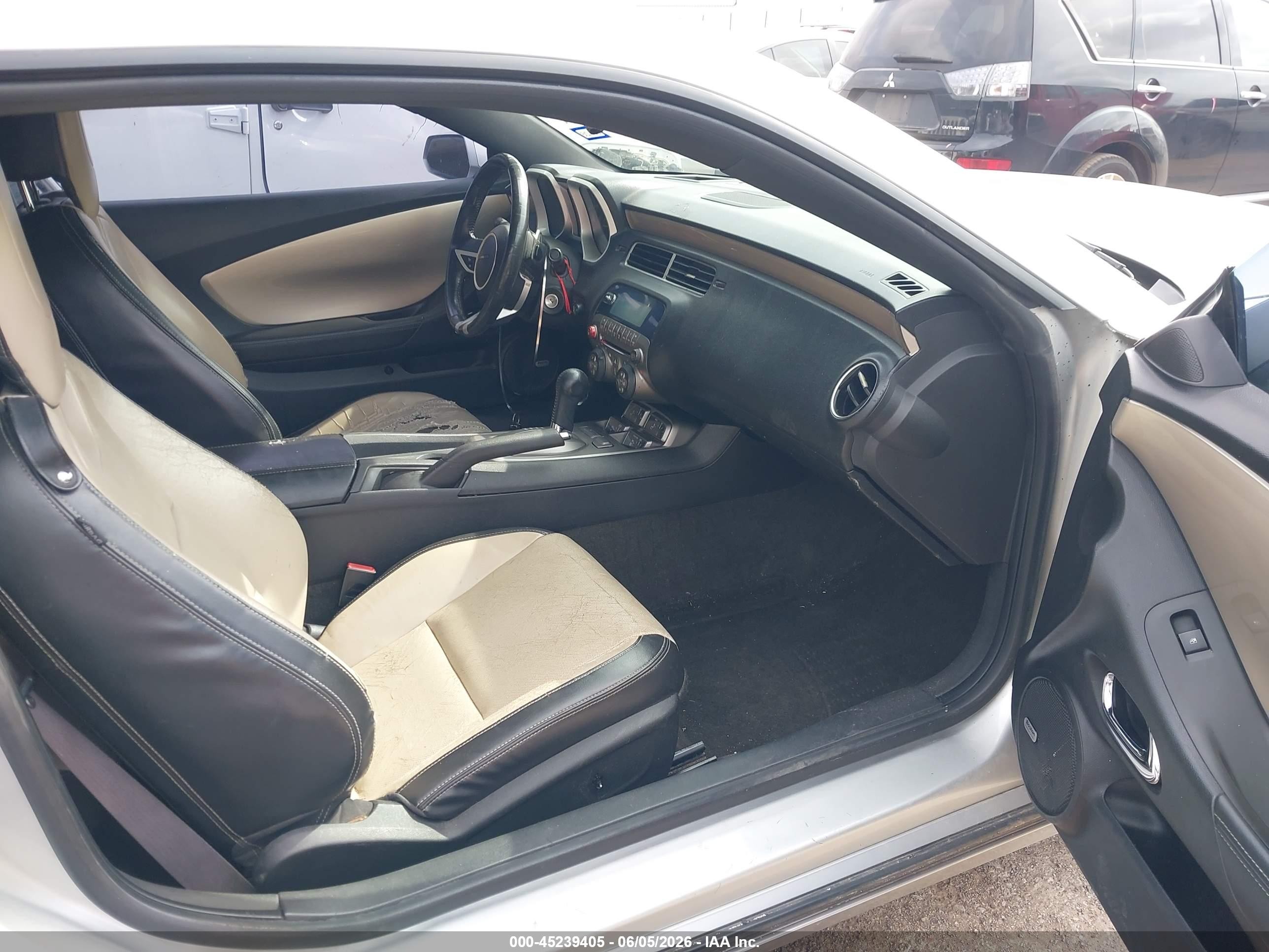 2011 Chevrolet Camaro 2lt Silver vin: 2G1FC1EDXB9184755