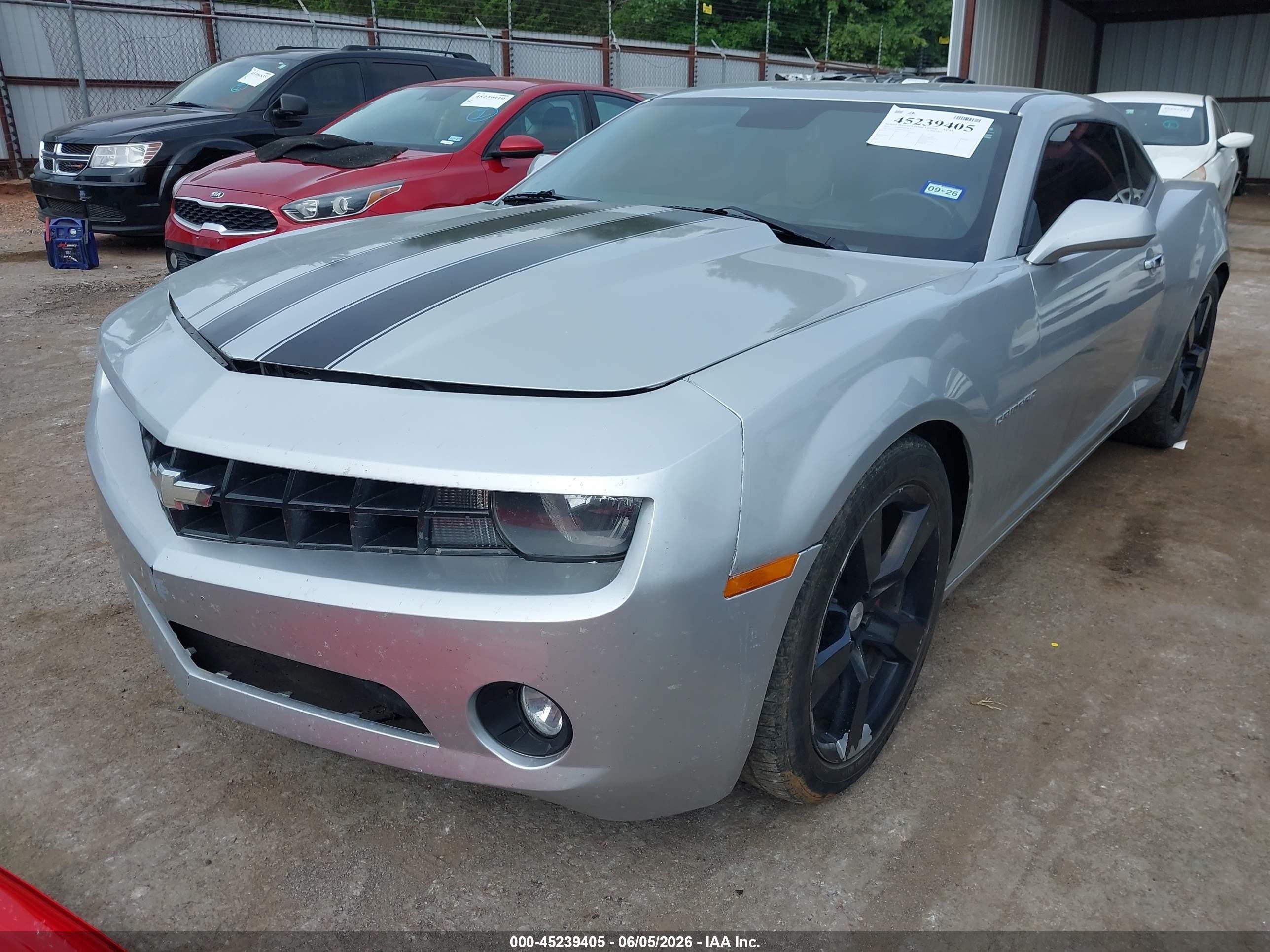 2011 Chevrolet Camaro 2lt Silver vin: 2G1FC1EDXB9184755