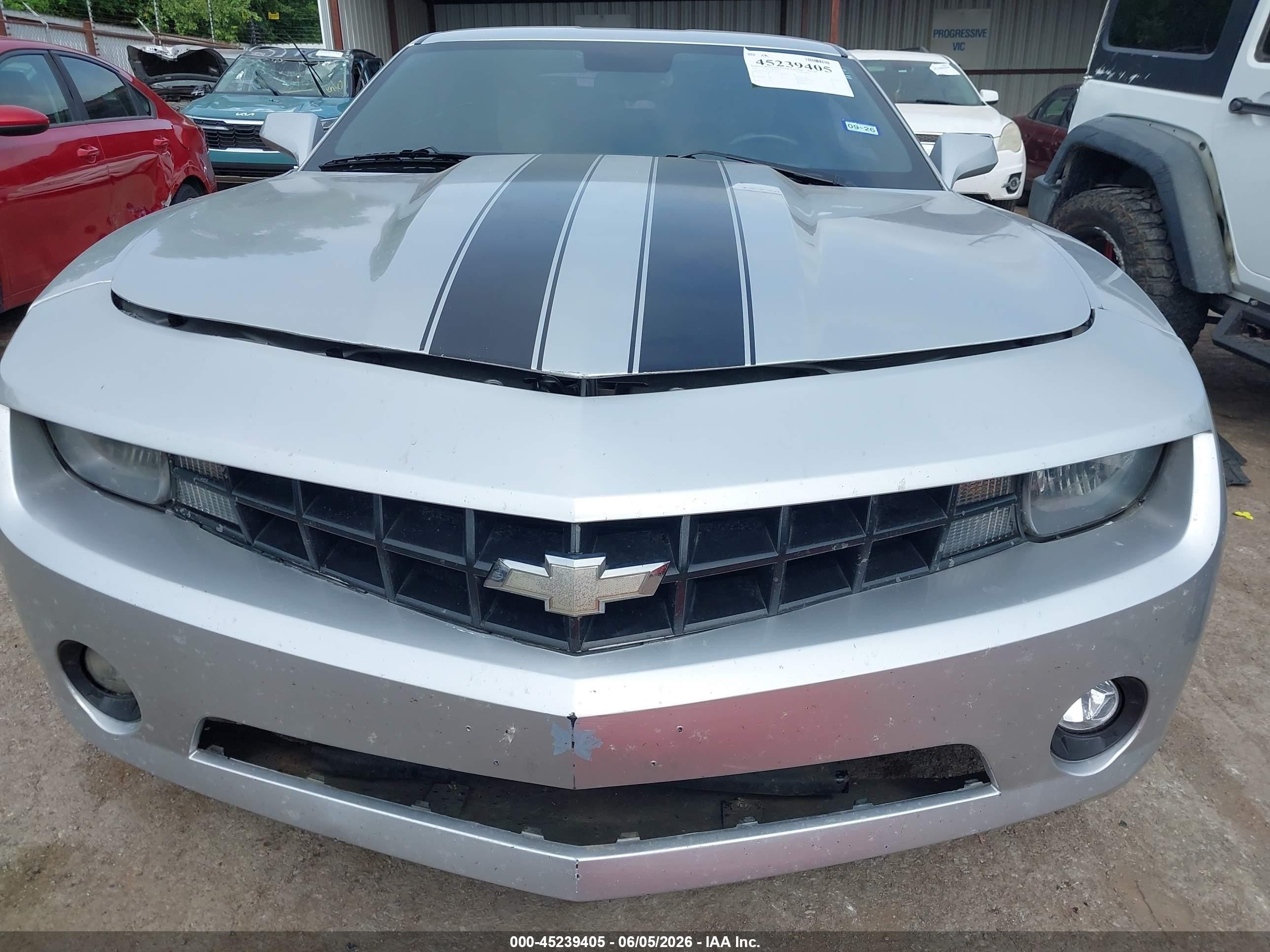 2011 Chevrolet Camaro 2lt Silver vin: 2G1FC1EDXB9184755