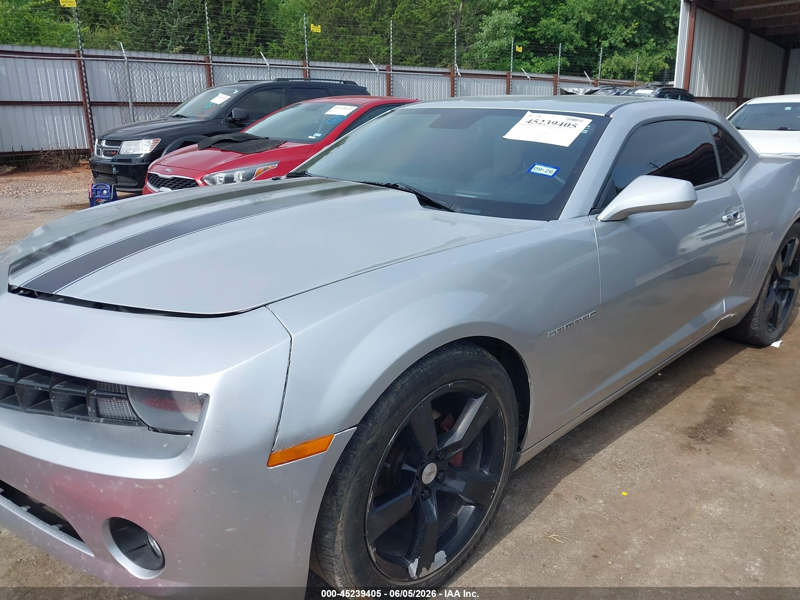 2011 Chevrolet Camaro 2lt Silver vin: 2G1FC1EDXB9184755