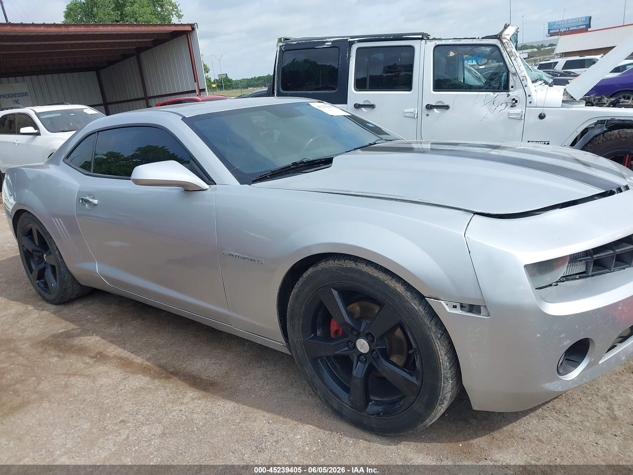 2011 Chevrolet Camaro 2lt Silver vin: 2G1FC1EDXB9184755