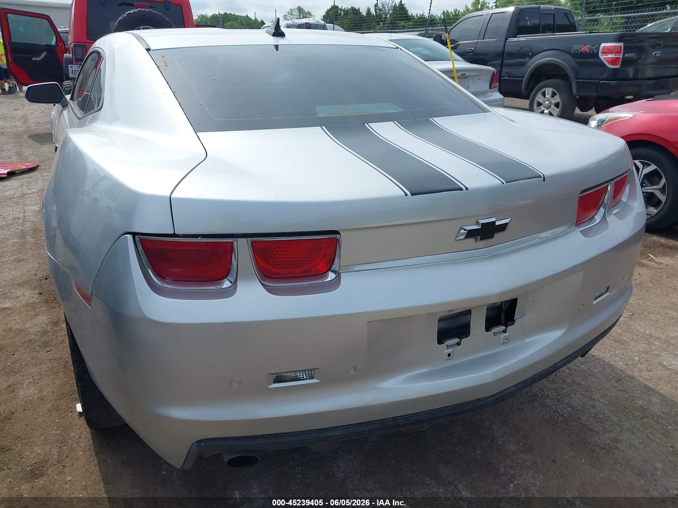 2011 Chevrolet Camaro 2lt Silver vin: 2G1FC1EDXB9184755