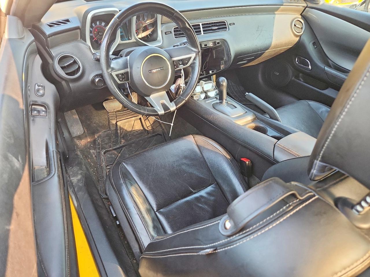 2011 Chevrolet Camaro Lt Yellow vin: 2G1FC1EDXB9214028