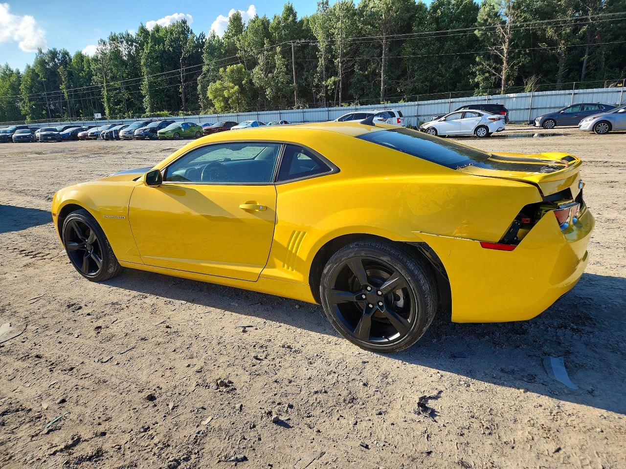2011 Chevrolet Camaro Lt Yellow vin: 2G1FC1EDXB9214028