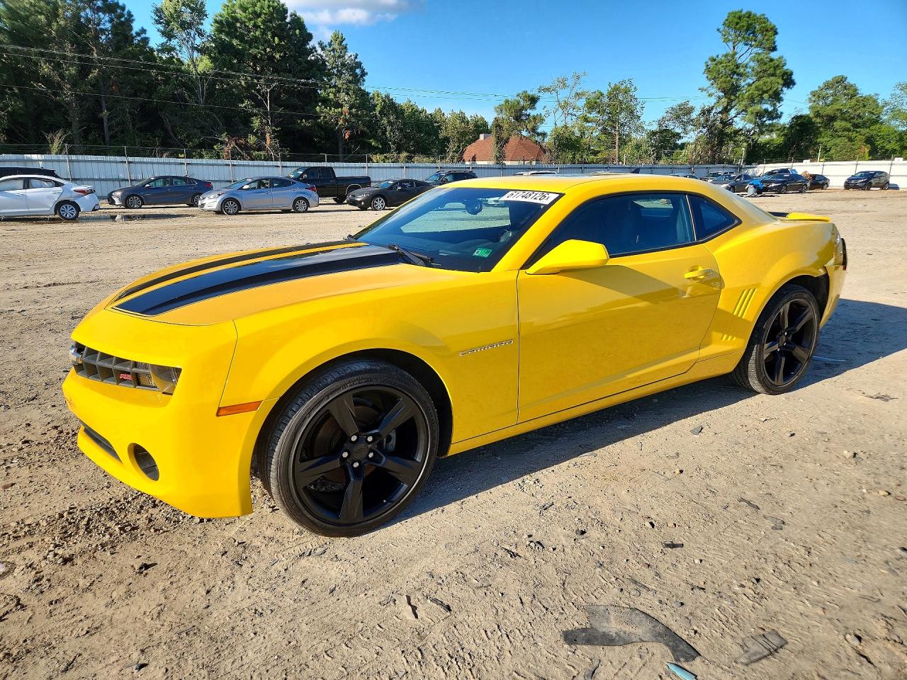 2011 Chevrolet Camaro Lt Yellow vin: 2G1FC1EDXB9214028