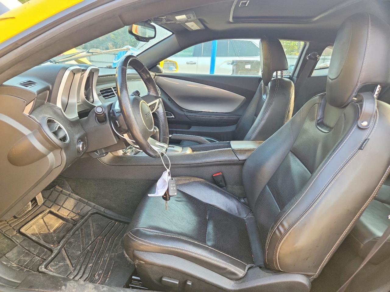 2011 Chevrolet Camaro Lt Yellow vin: 2G1FC1EDXB9214028