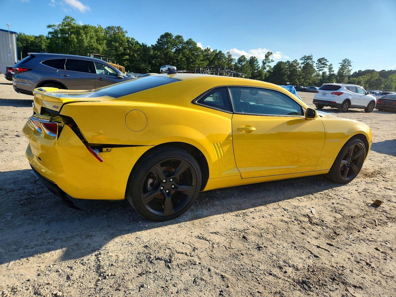 2011 Chevrolet Camaro Lt Yellow vin: 2G1FC1EDXB9214028