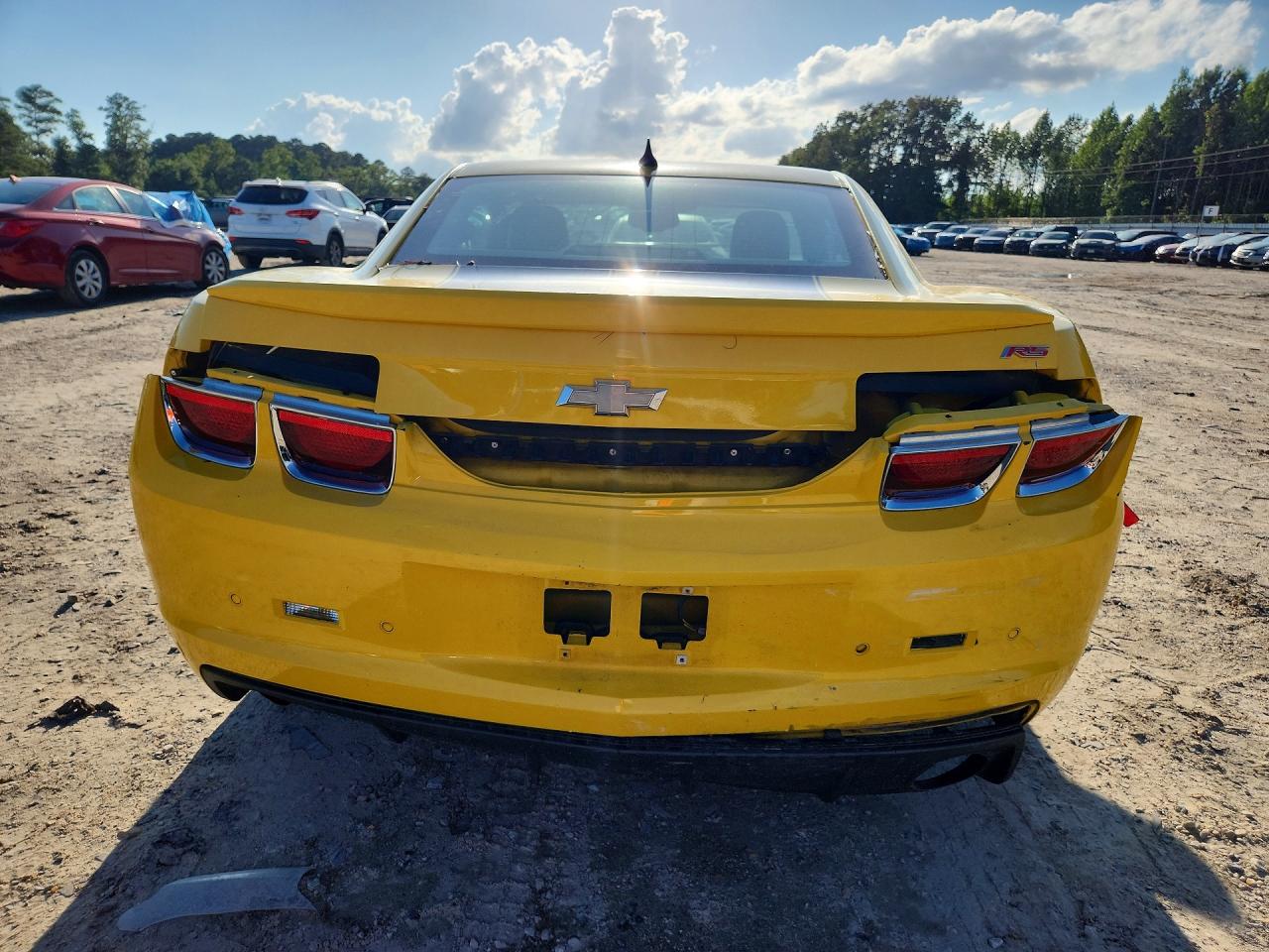 2011 Chevrolet Camaro Lt Yellow vin: 2G1FC1EDXB9214028