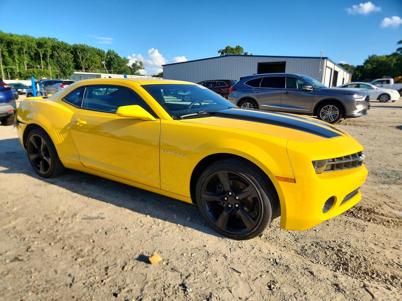 2011 Chevrolet Camaro Lt Yellow vin: 2G1FC1EDXB9214028