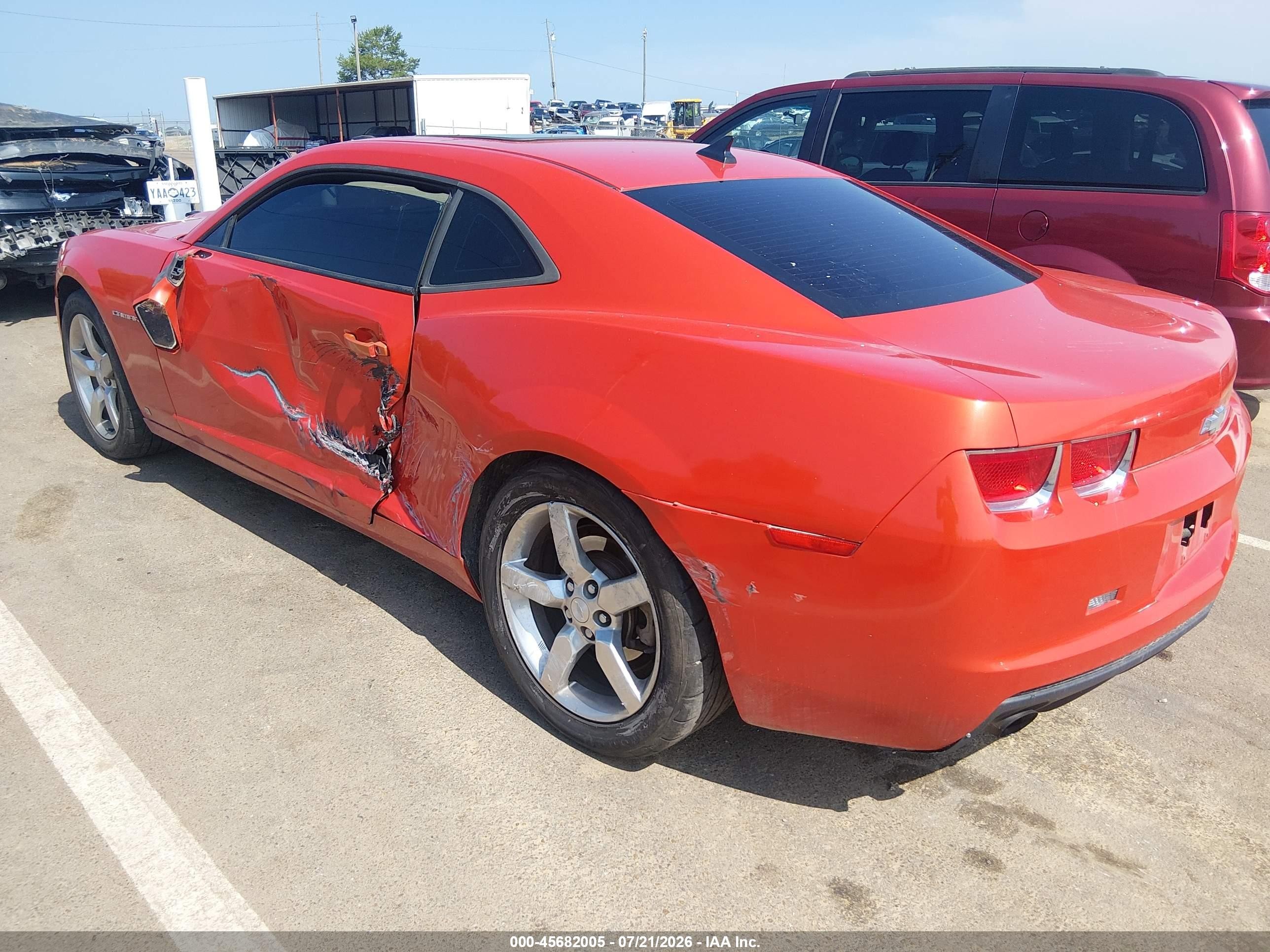 2010 Chevrolet Camaro 2lt Orange vin: 2G1FC1EV0A9148273