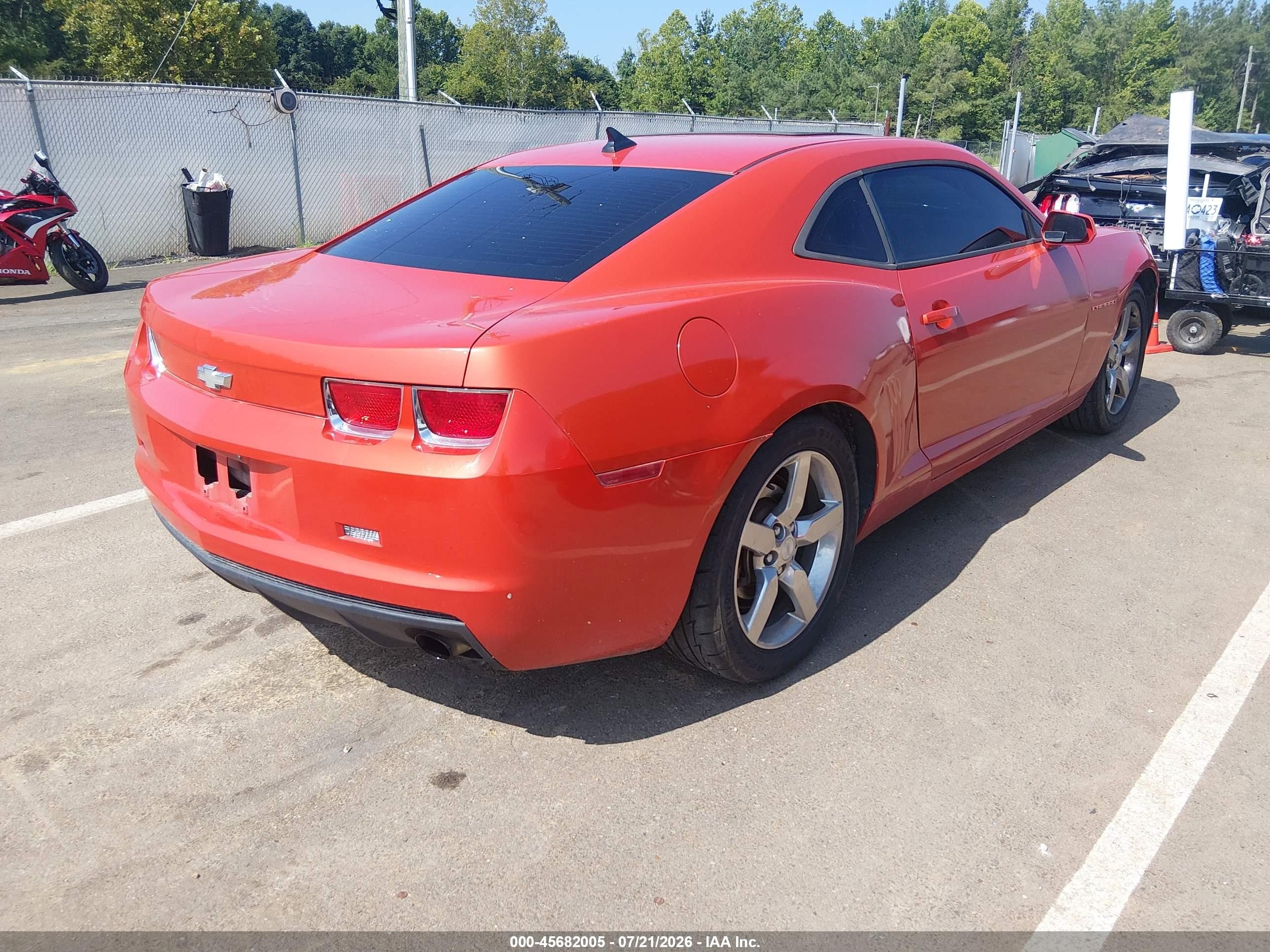 2010 Chevrolet Camaro 2lt Orange vin: 2G1FC1EV0A9148273