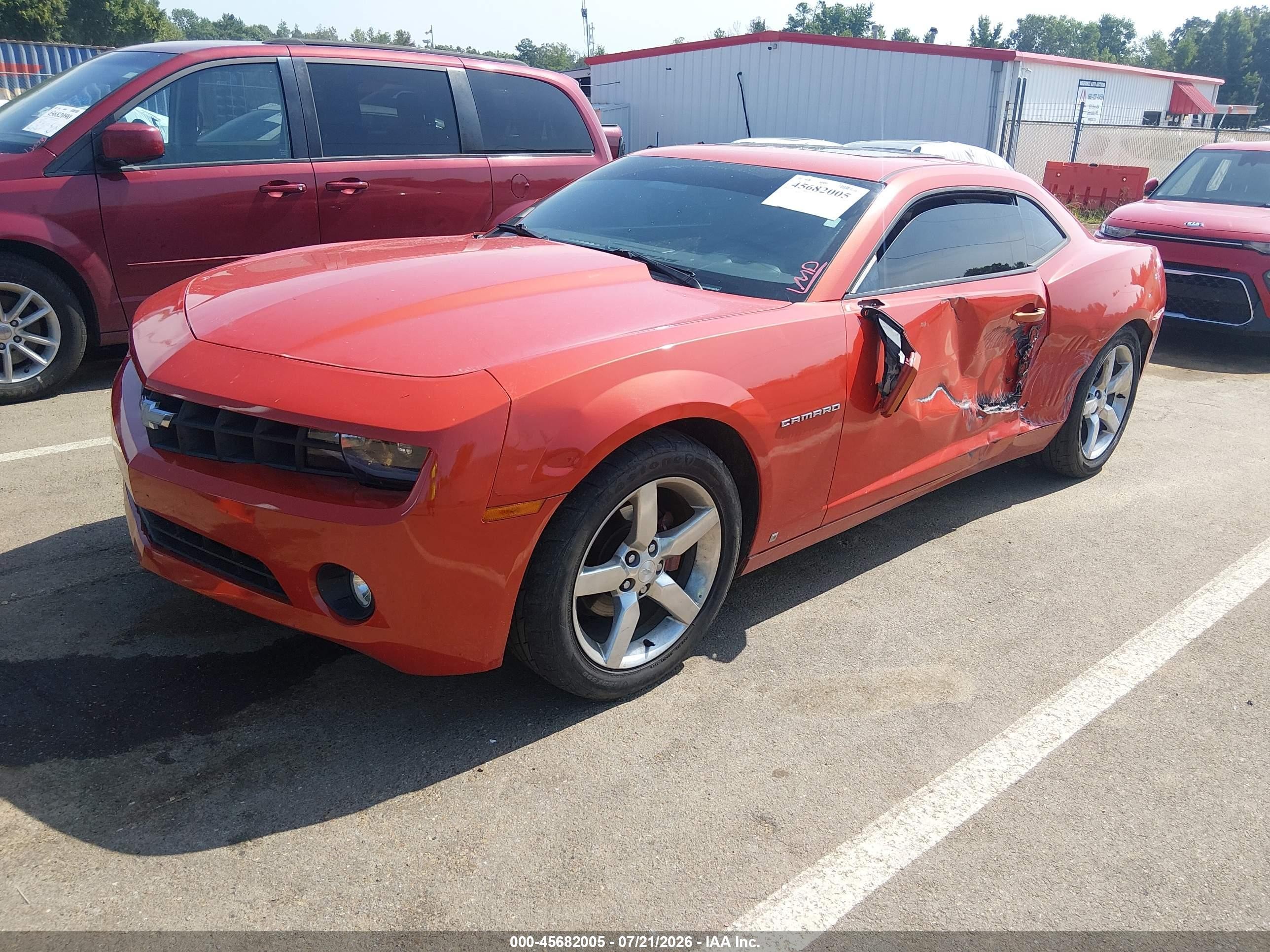 2010 Chevrolet Camaro 2lt Orange vin: 2G1FC1EV0A9148273