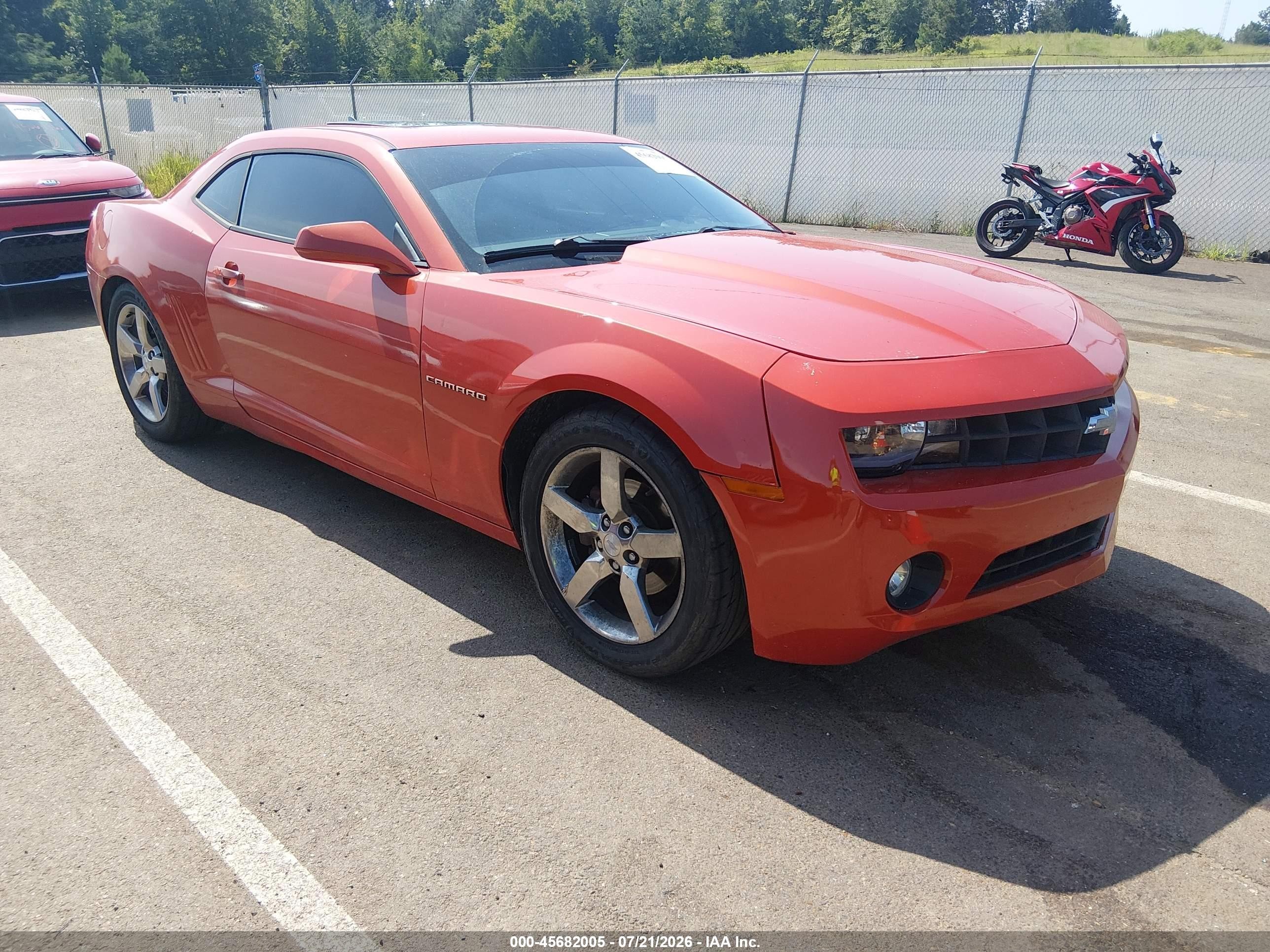 2010 Chevrolet Camaro 2lt Orange vin: 2G1FC1EV0A9148273