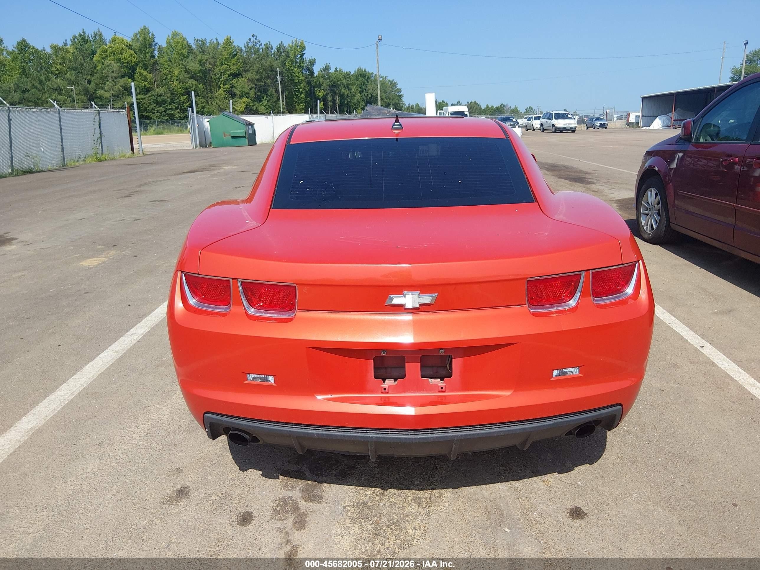 2010 Chevrolet Camaro 2lt Orange vin: 2G1FC1EV0A9148273