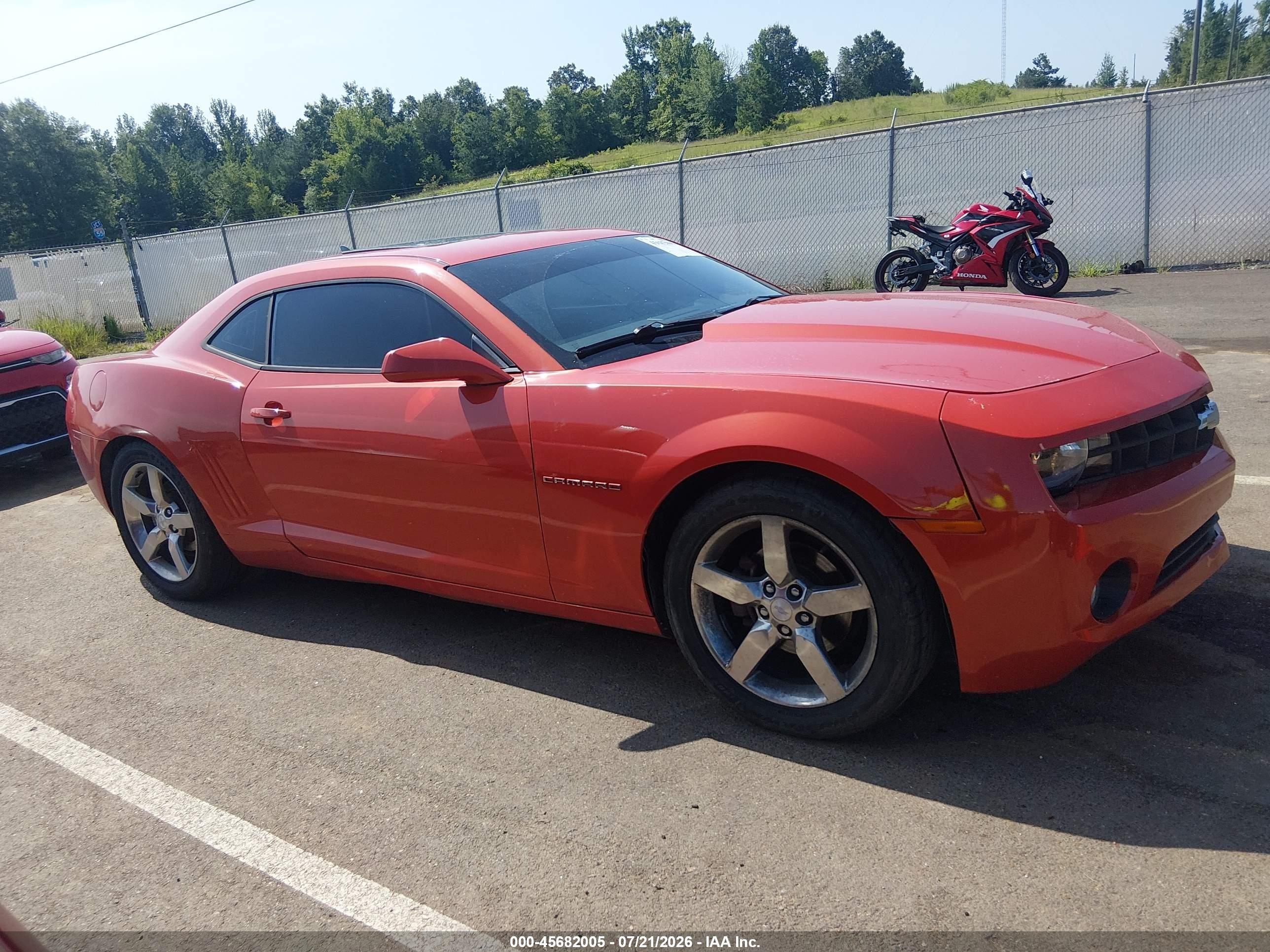 2010 Chevrolet Camaro 2lt Orange vin: 2G1FC1EV0A9148273